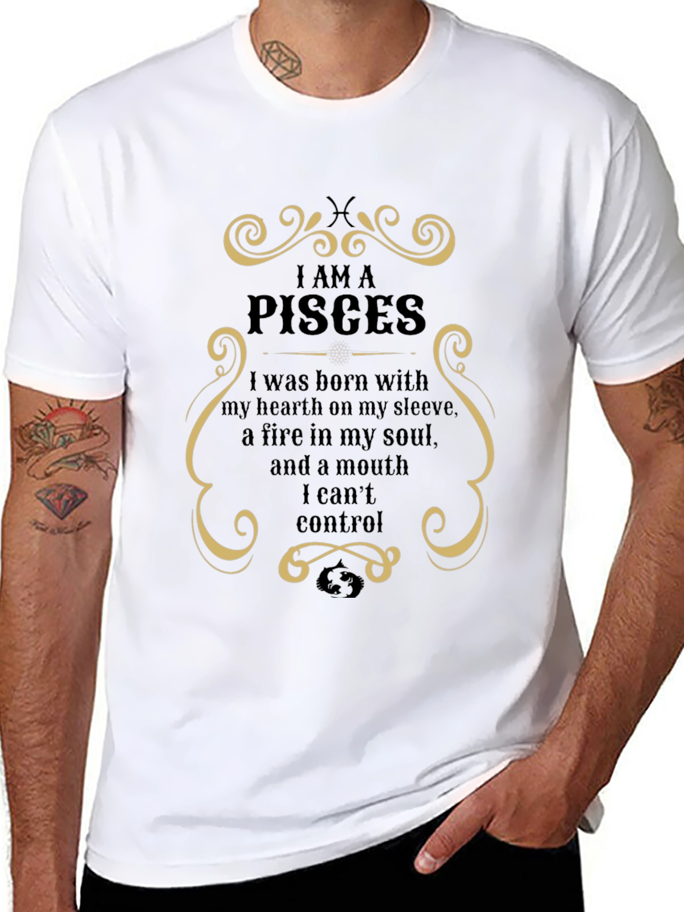 Pisces Zodiac Sign T-Shirt