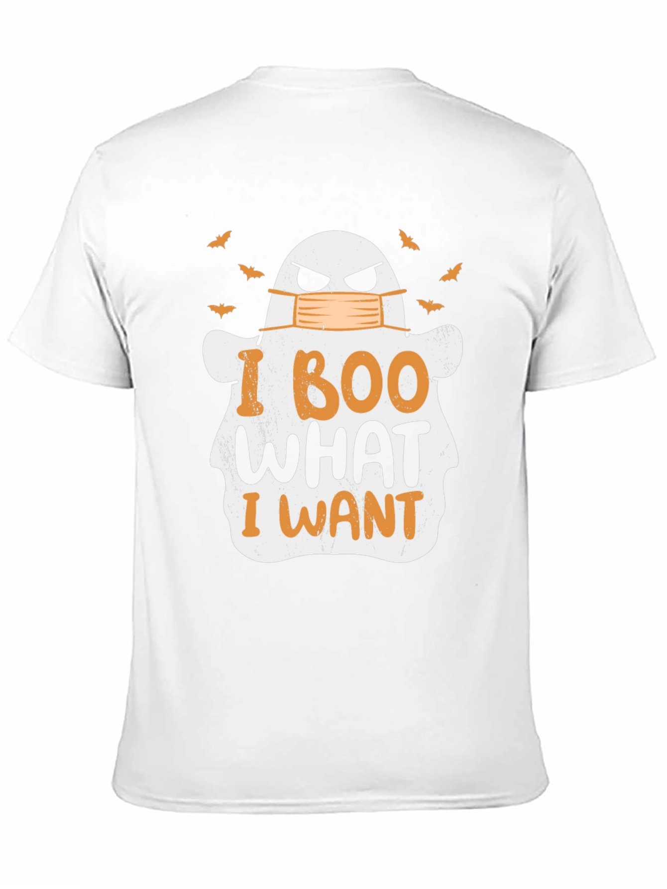 Halloween Ghost Boo Mask T-Shirt