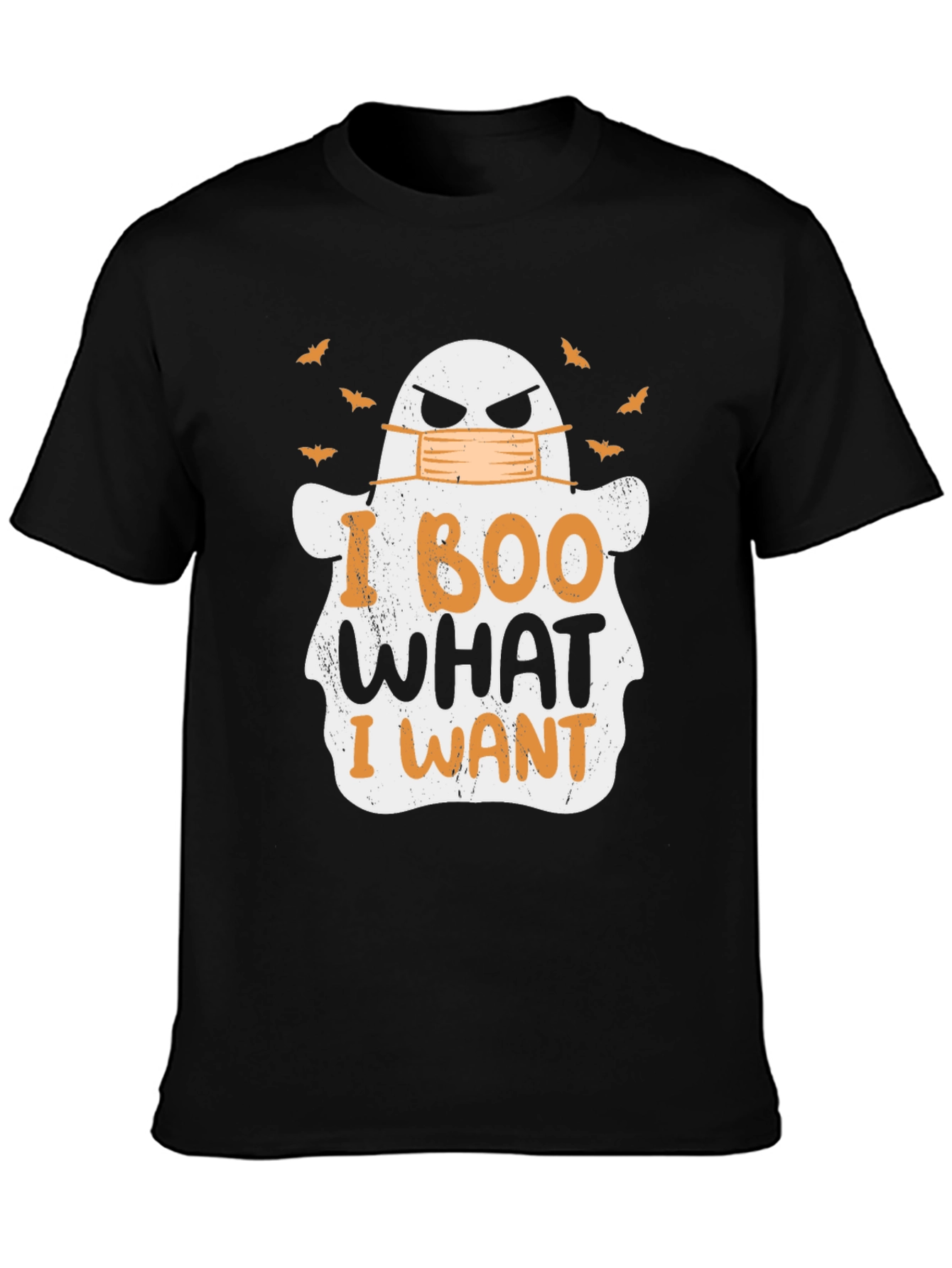 Halloween Ghost Boo Mask T-Shirt