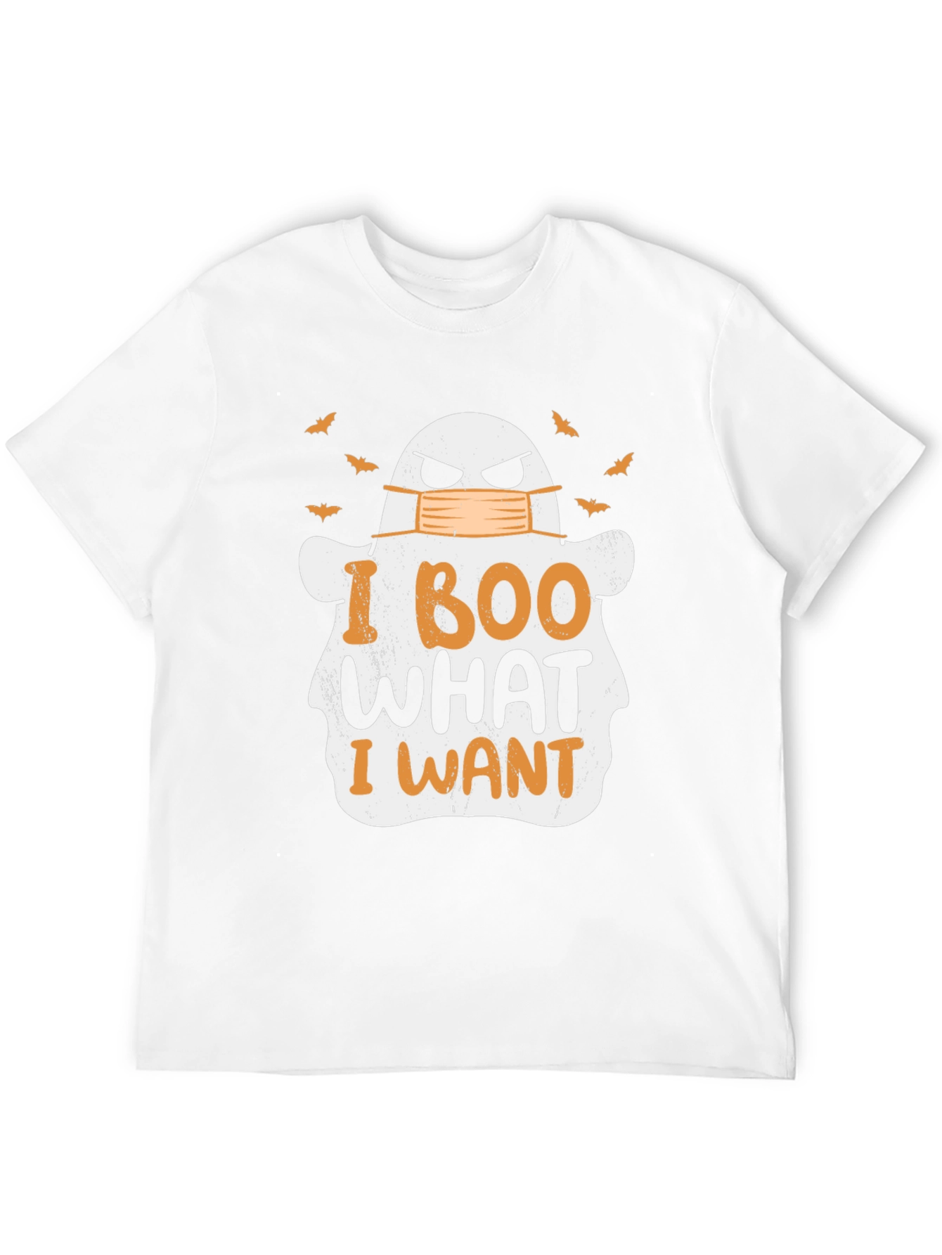 Halloween Ghost Boo Mask T-Shirt