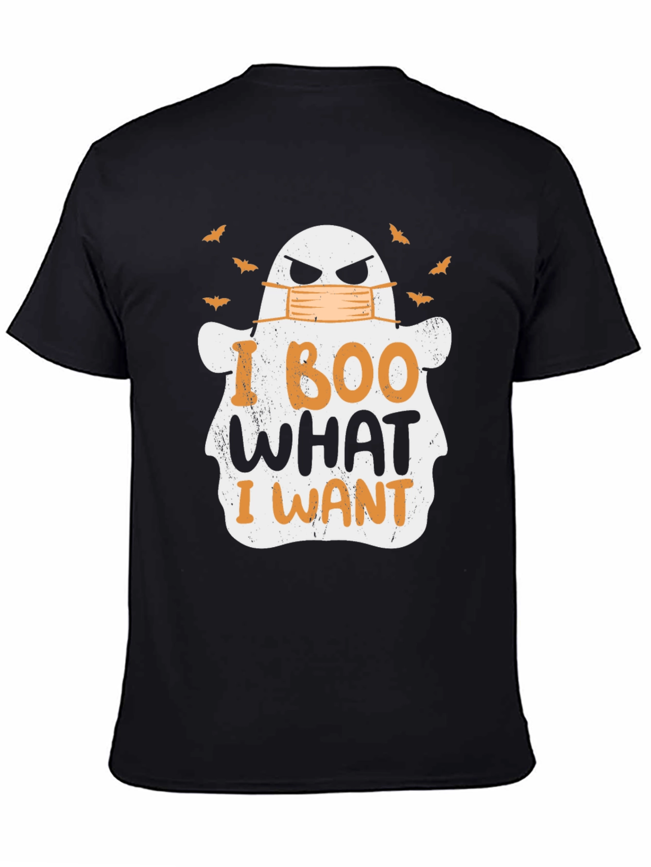 Halloween Ghost Boo Mask T-Shirt