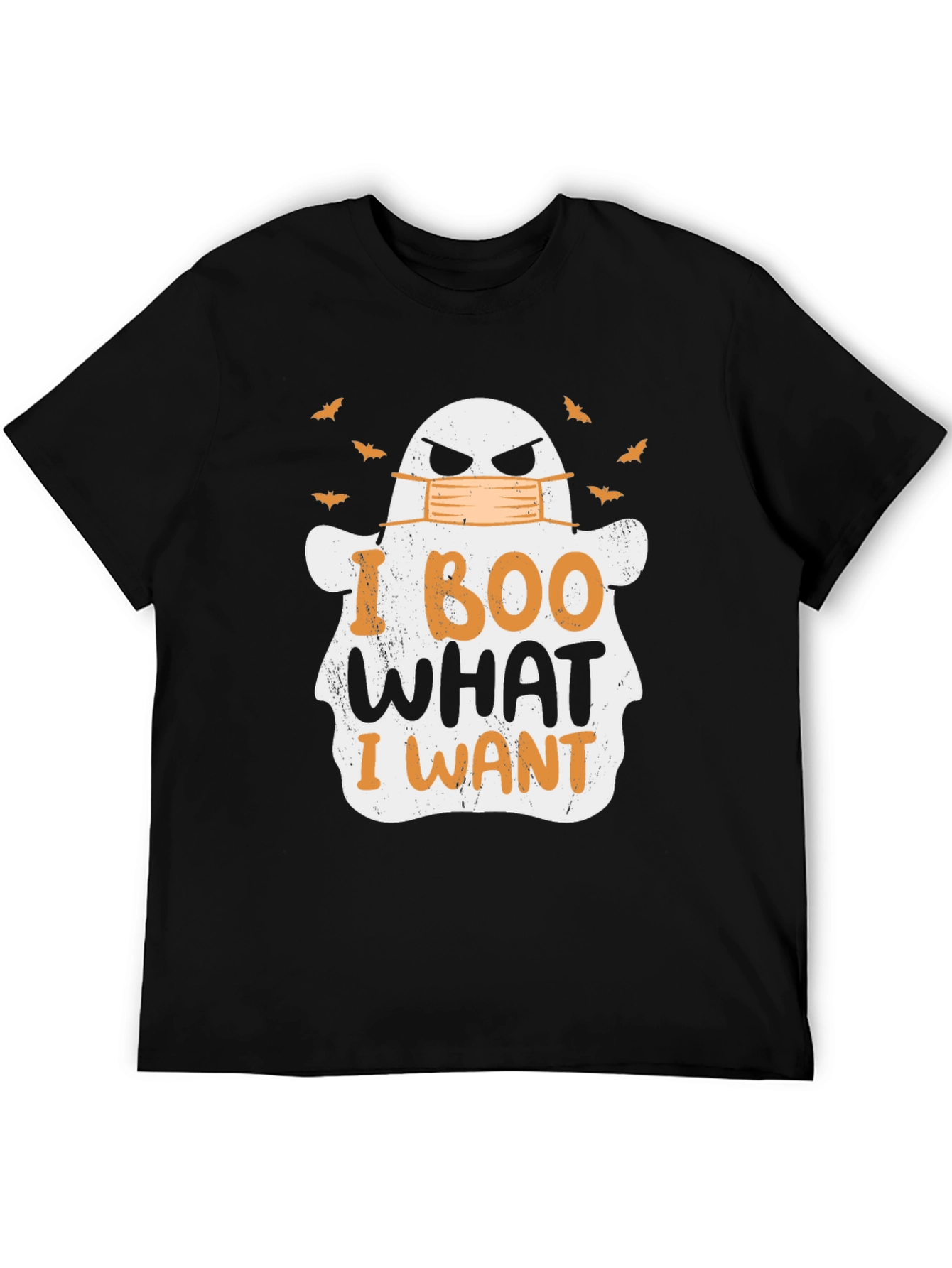 Halloween Ghost Boo Mask T-Shirt