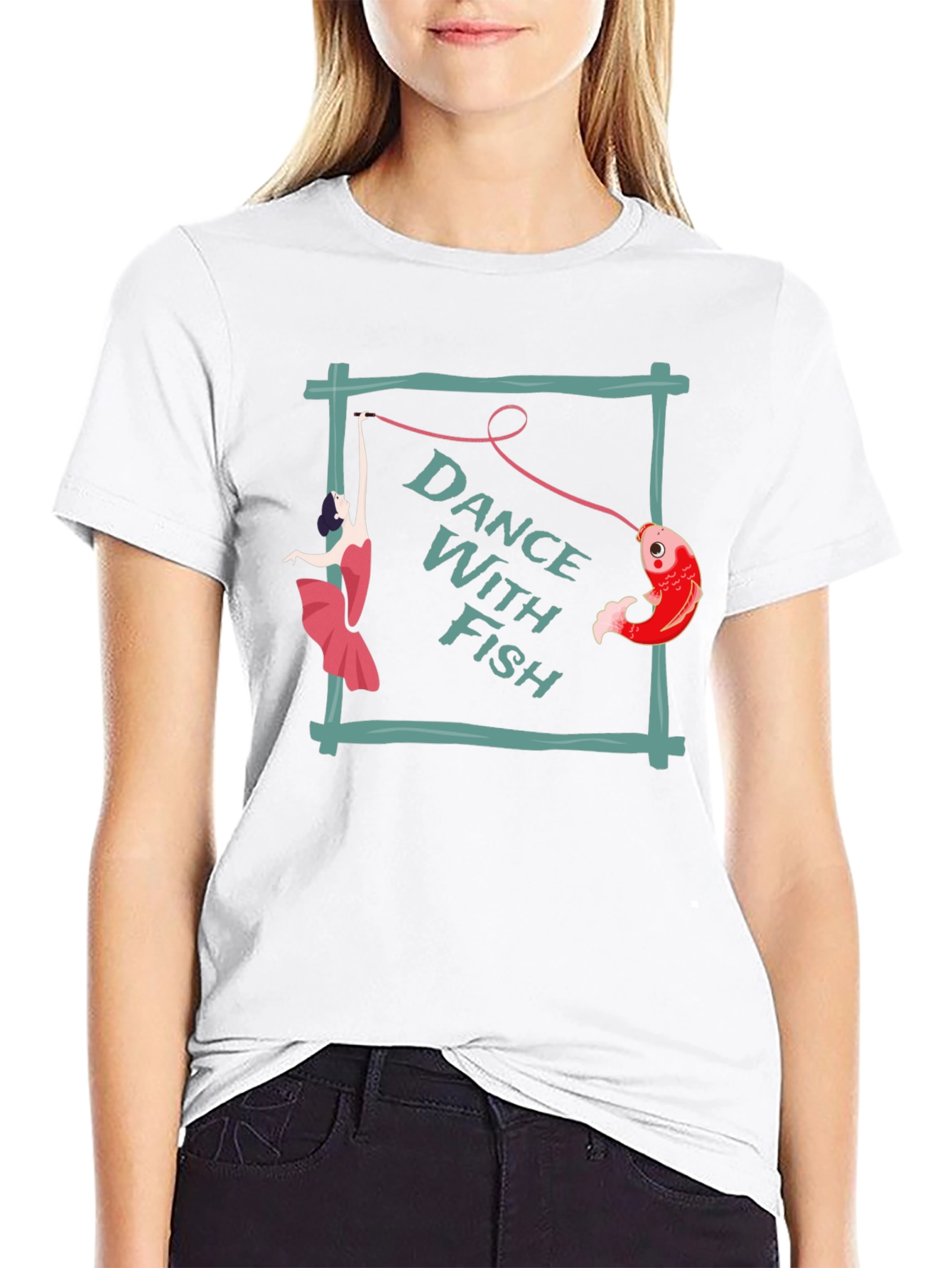 Dance With Fish Graphic Tee