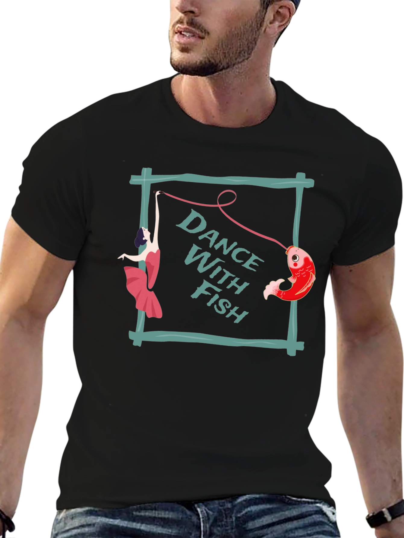 Dance With Fish Graphic Tee