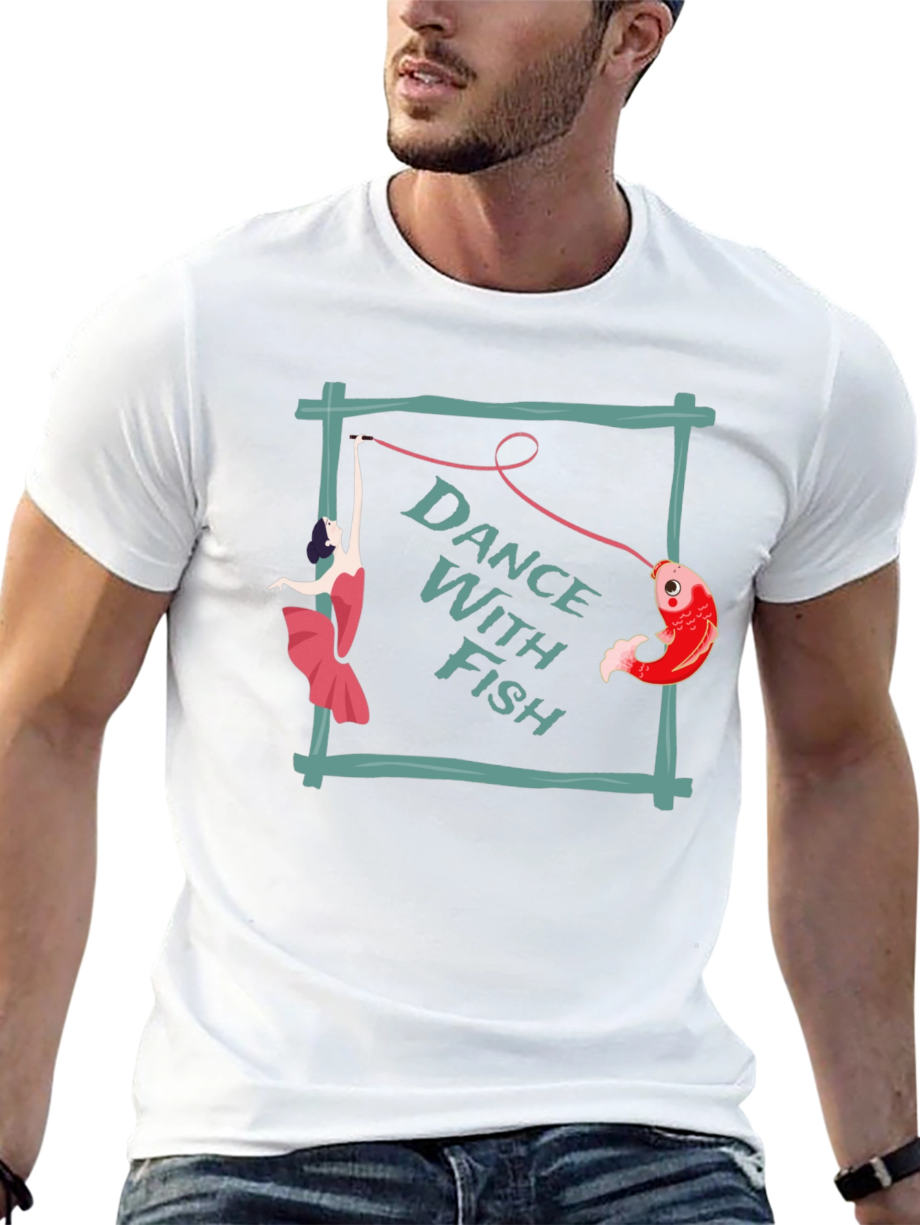 Dance With Fish Graphic Tee