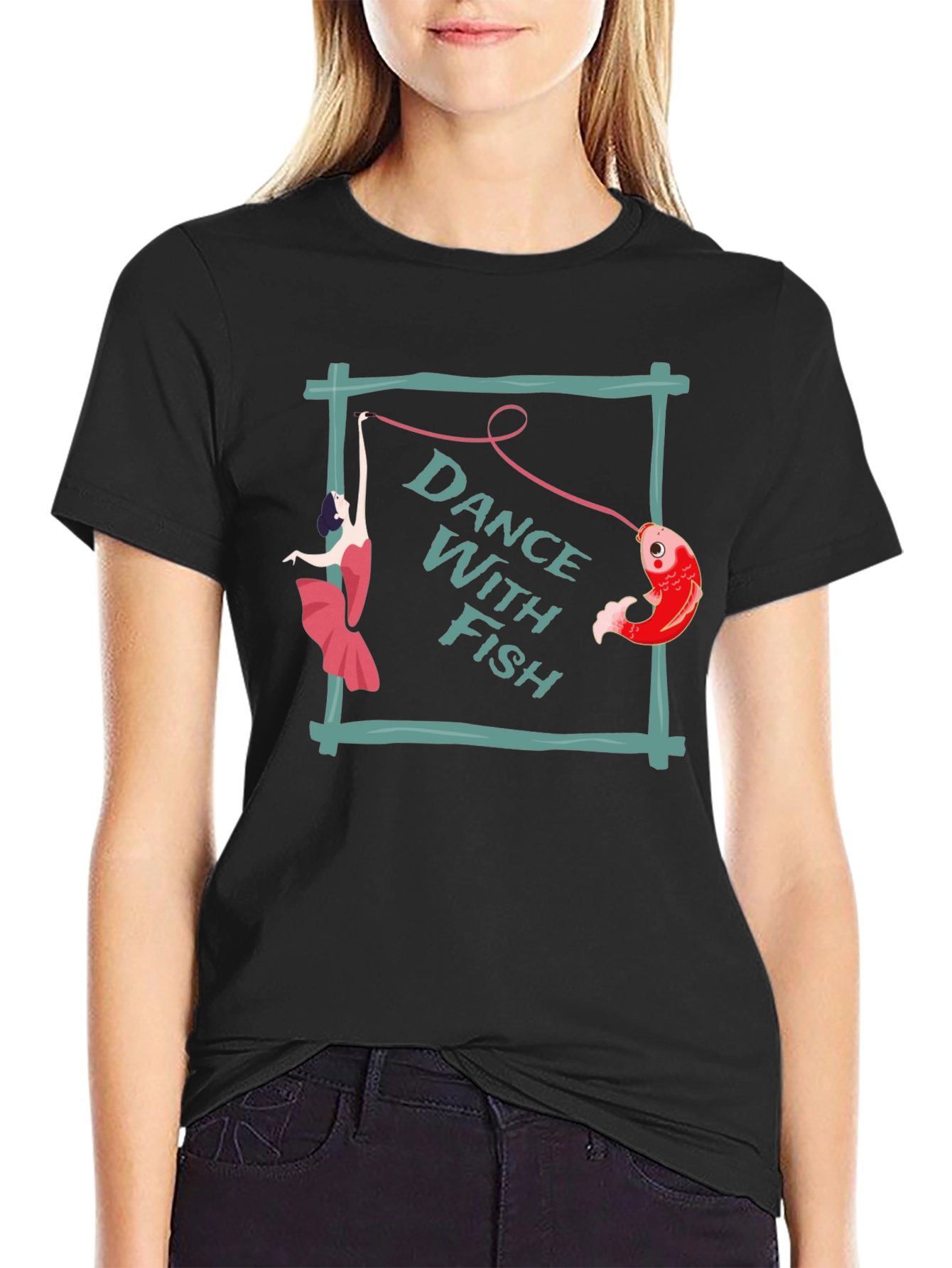 Dance With Fish Graphic Tee
