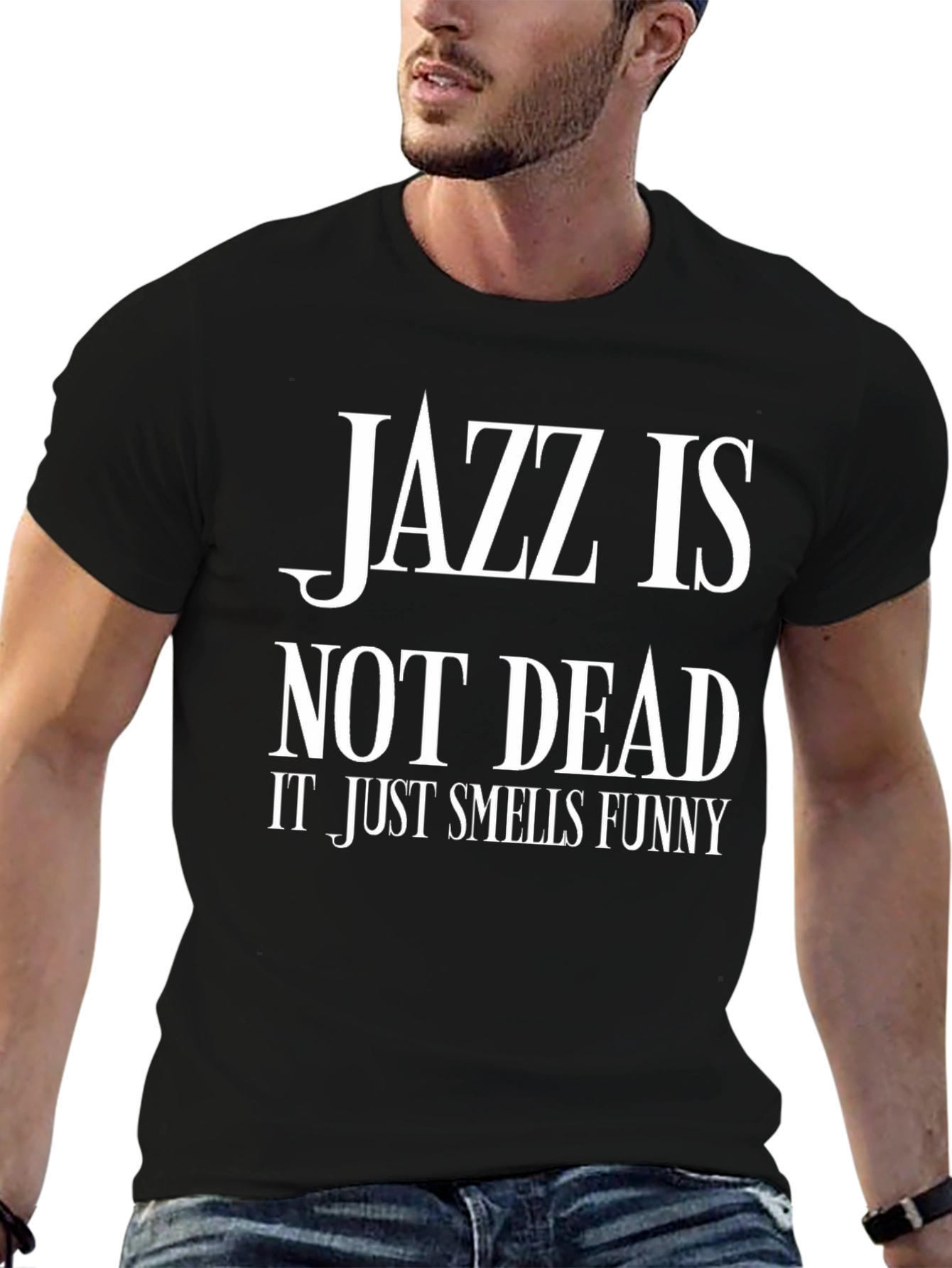 Jazz Is Not Dead Funny Graphic Tee