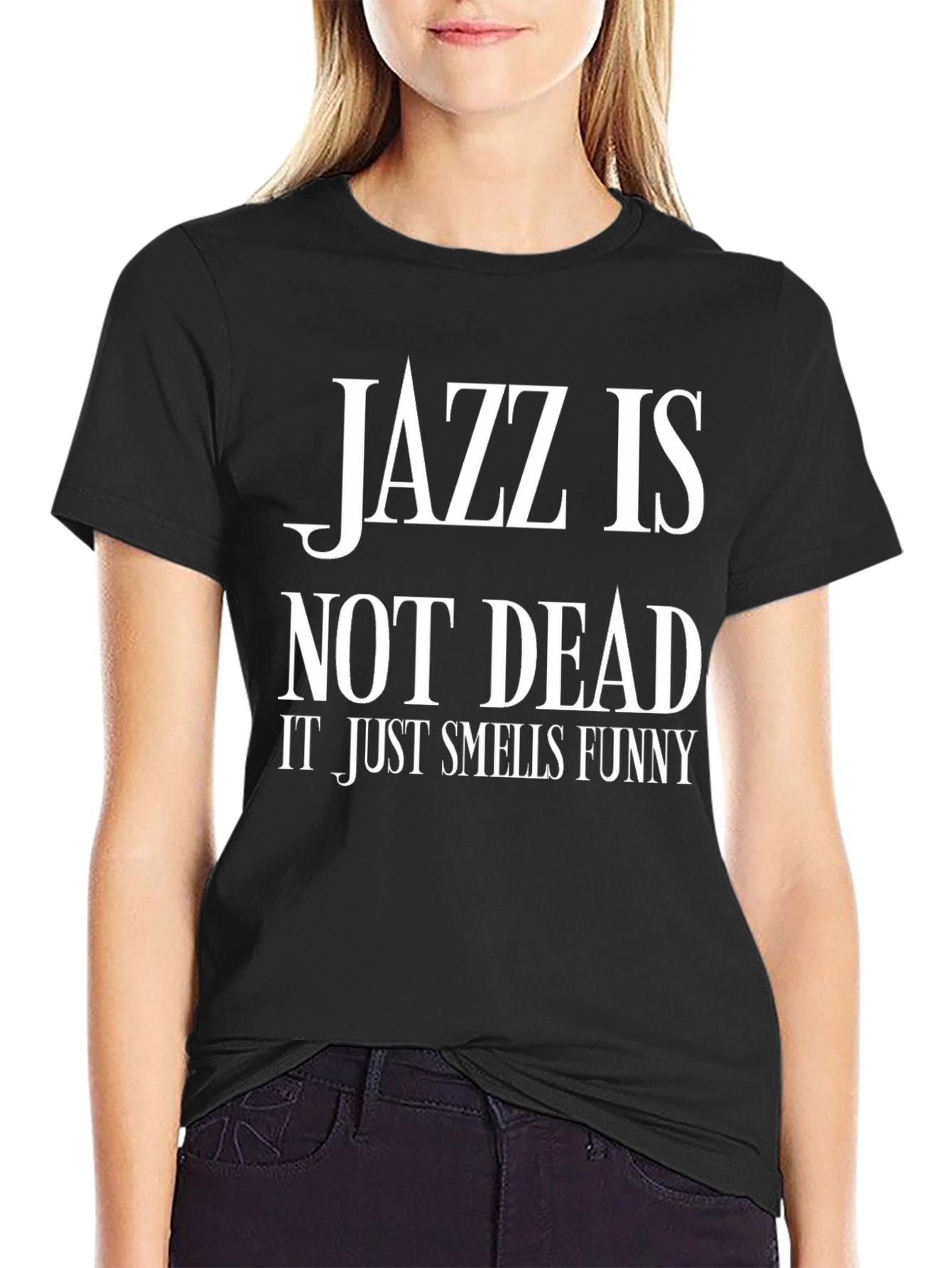Jazz Is Not Dead Funny Graphic Tee