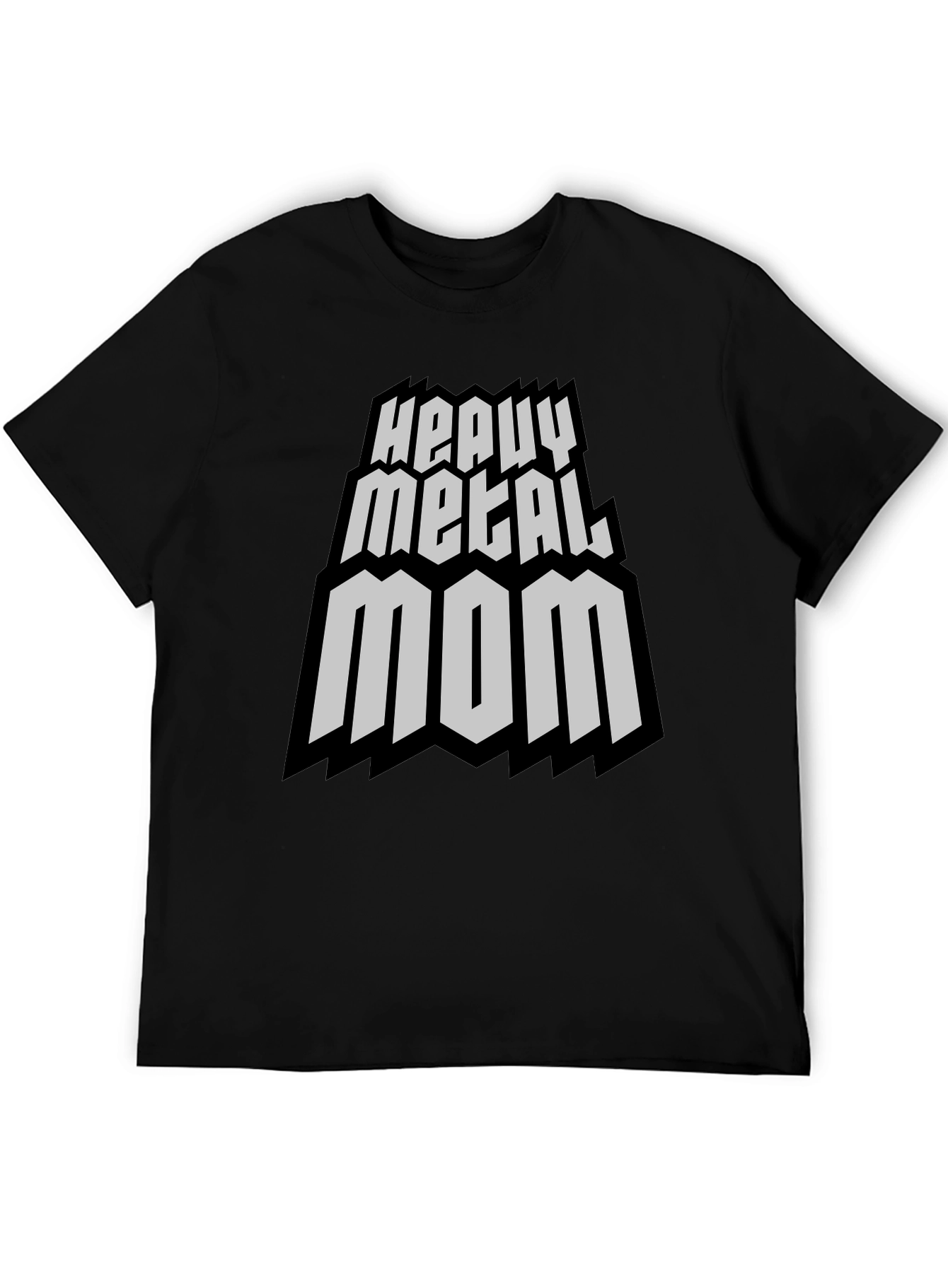 Heavy Metal Mom Graphic Tee - Rocker Style T-Shirt