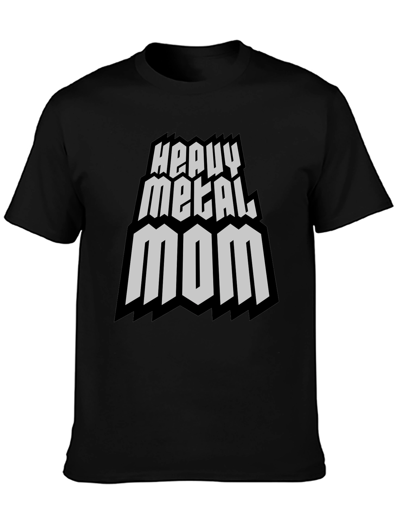 Heavy Metal Mom Graphic Tee - Rocker Style T-Shirt