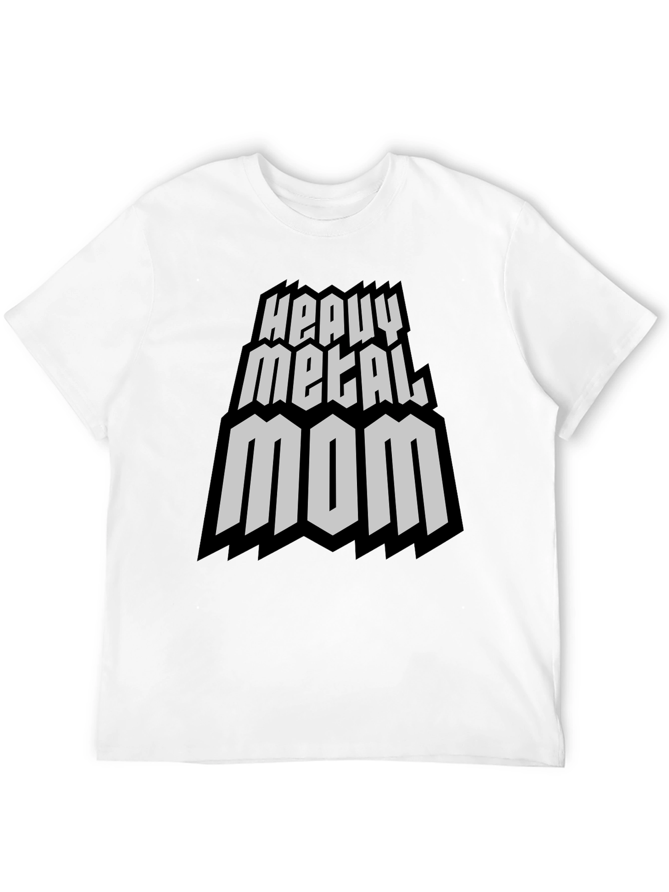 Heavy Metal Mom Graphic Tee - Rocker Style T-Shirt