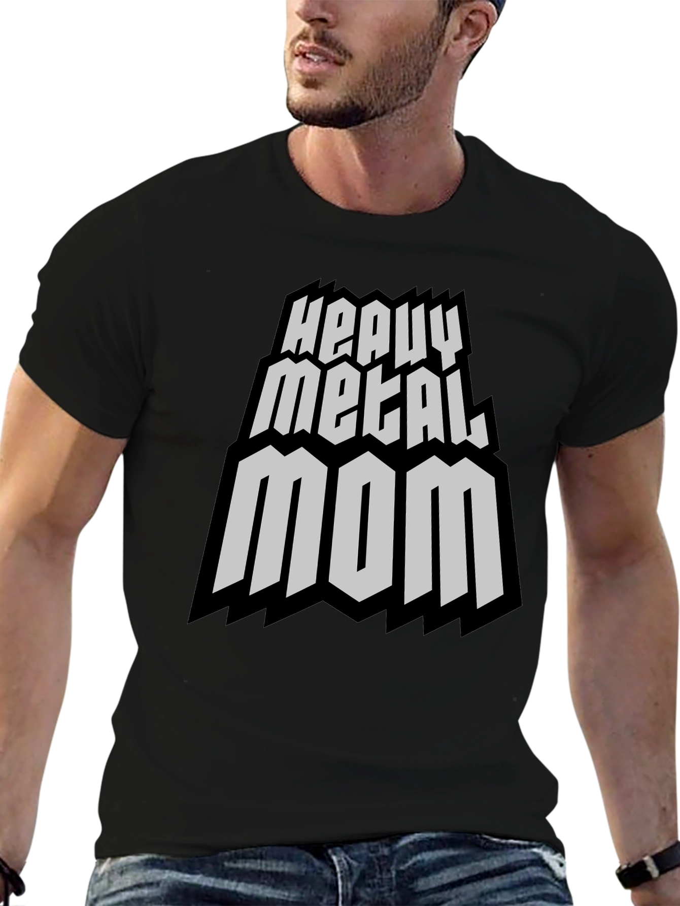 Heavy Metal Mom Graphic Tee - Rocker Style T-Shirt
