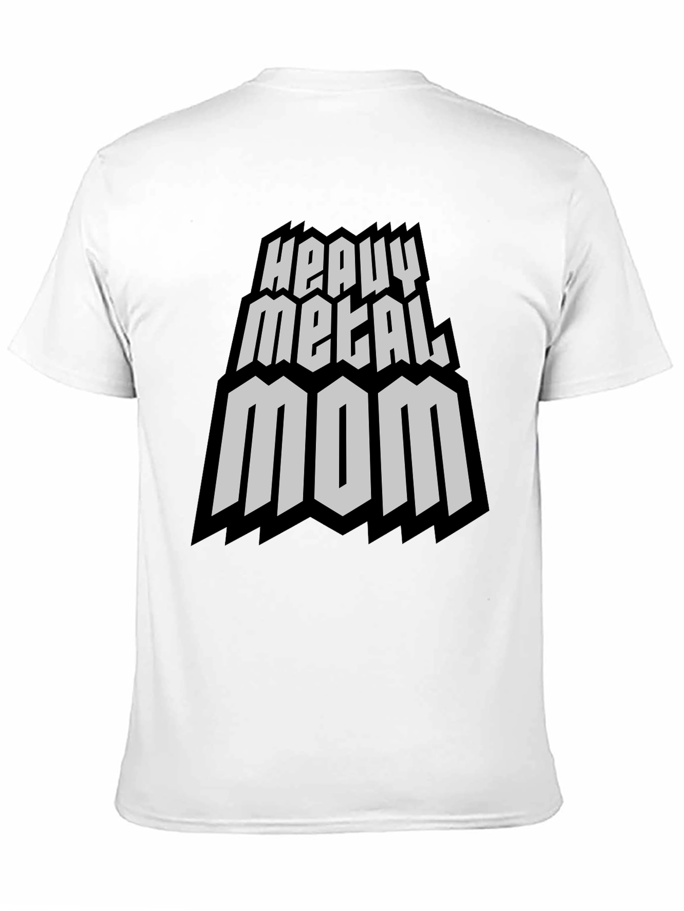 Heavy Metal Mom Graphic Tee - Rocker Style T-Shirt