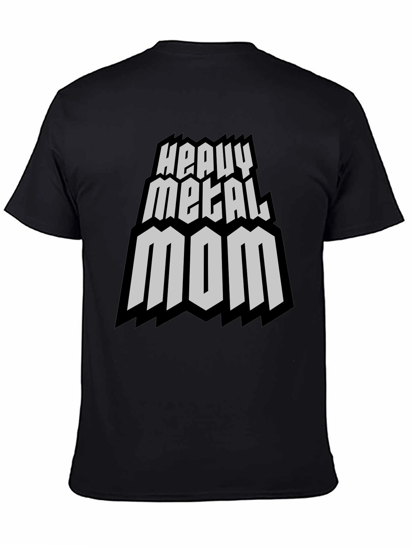 Heavy Metal Mom Graphic Tee - Rocker Style T-Shirt