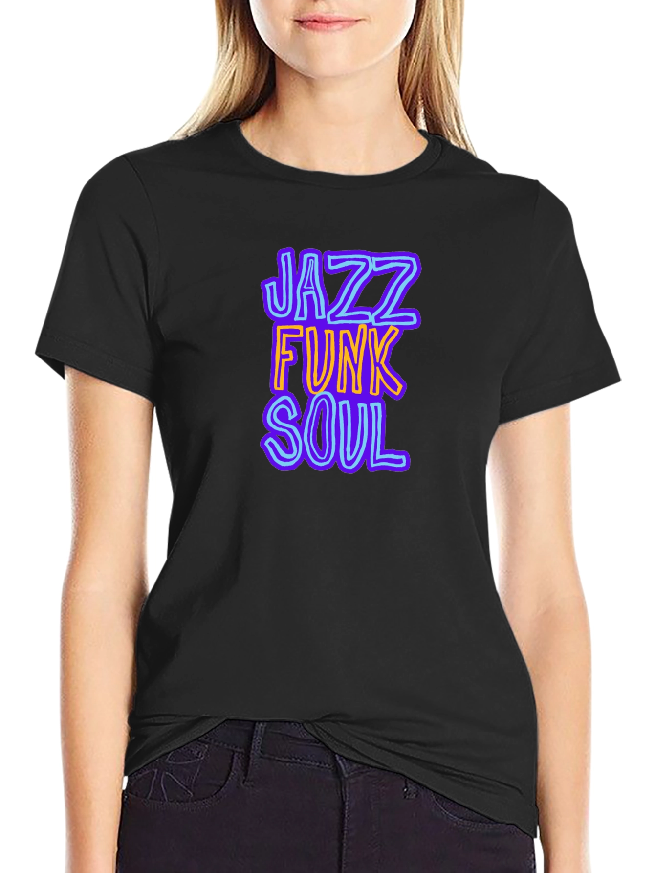 Jazz Funk Soul Graphic T-Shirt - Cool Music Tee