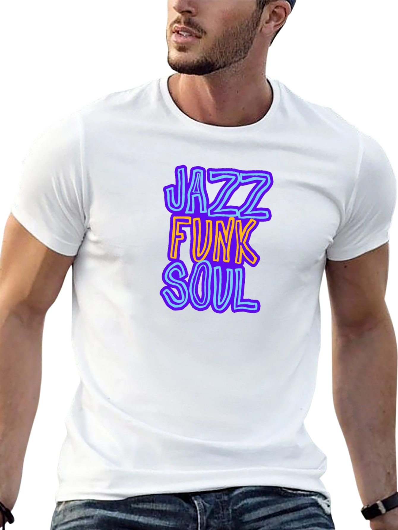 Jazz Funk Soul Graphic T-Shirt - Cool Music Tee