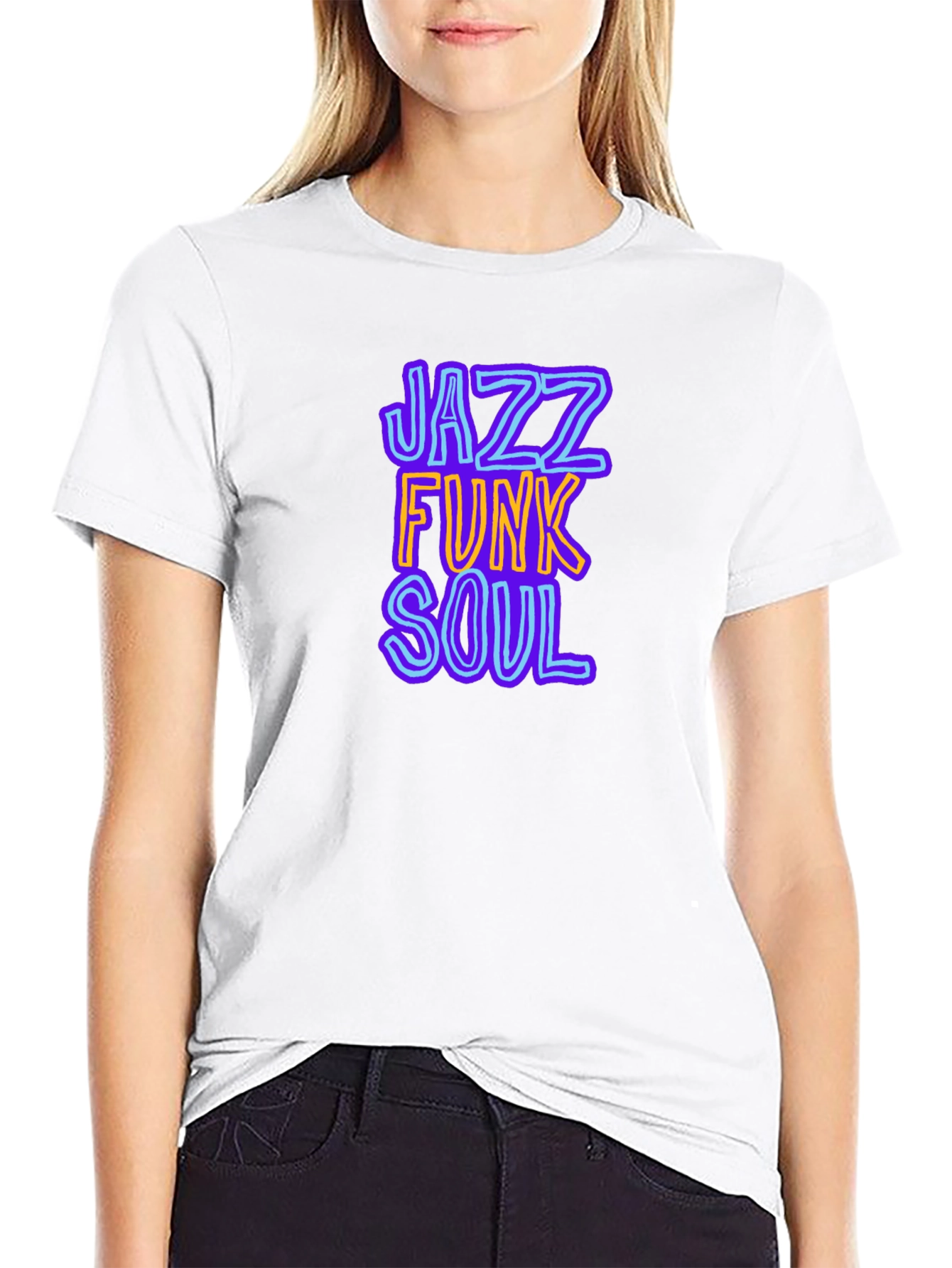 Jazz Funk Soul Graphic T-Shirt - Cool Music Tee