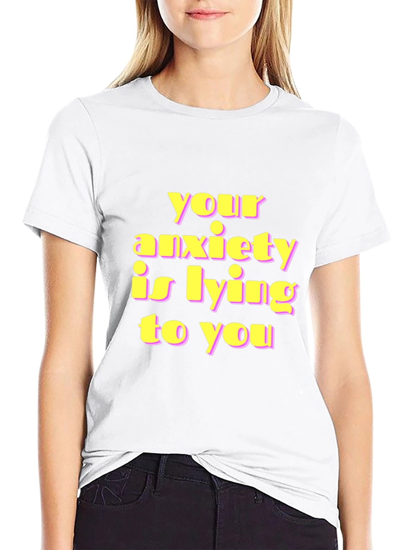 Anxiety Truth T-Shirt - Graphic Print