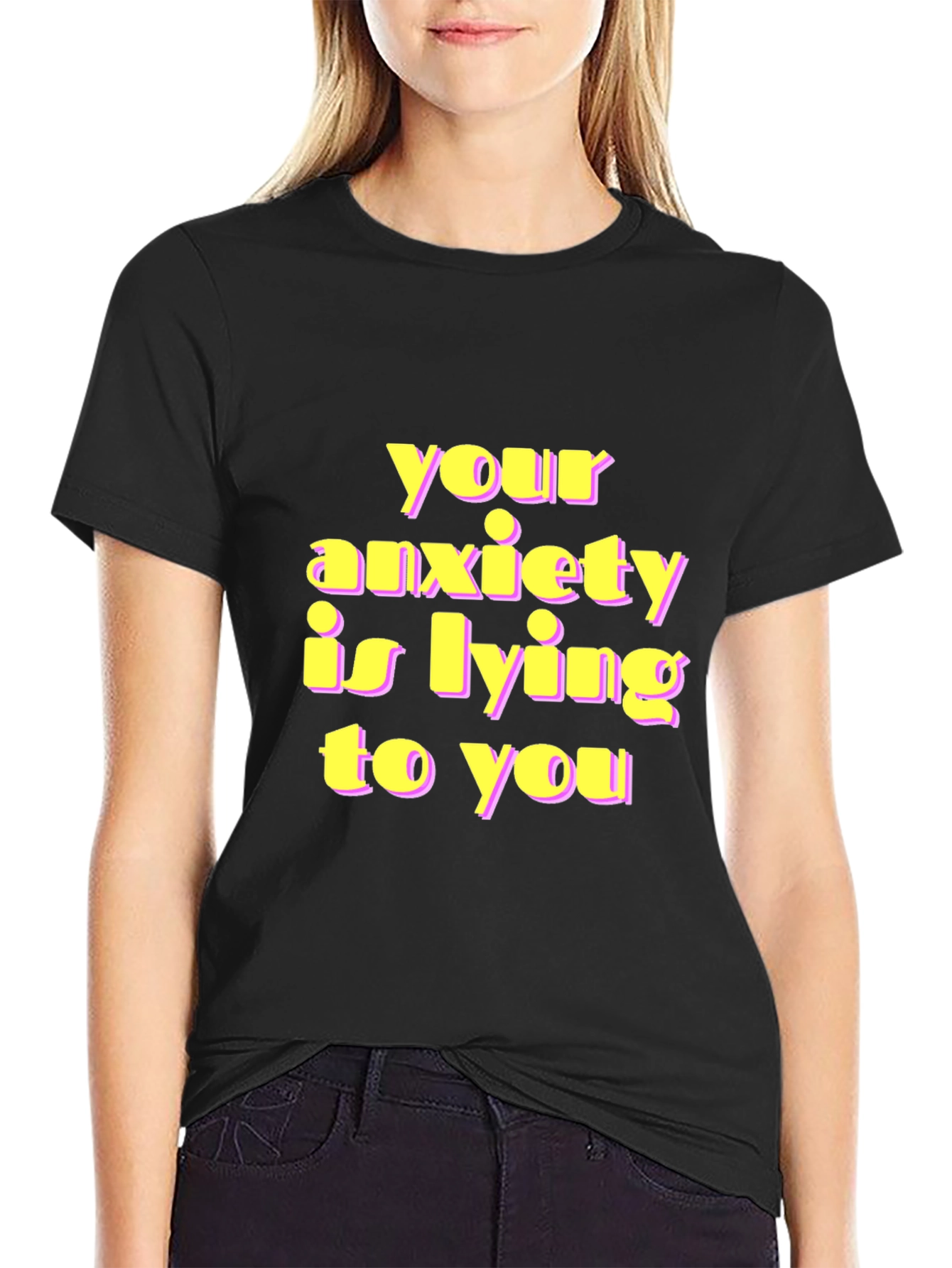 Anxiety Truth T-Shirt - Graphic Print
