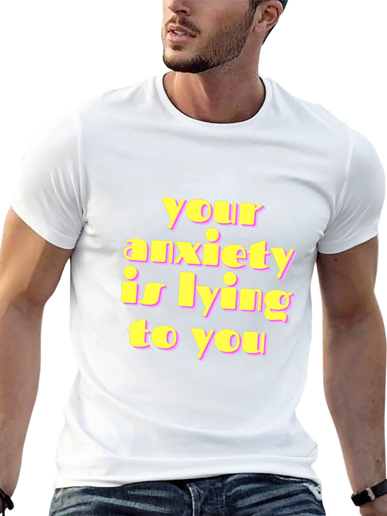 Anxiety Truth T-Shirt - Graphic Print