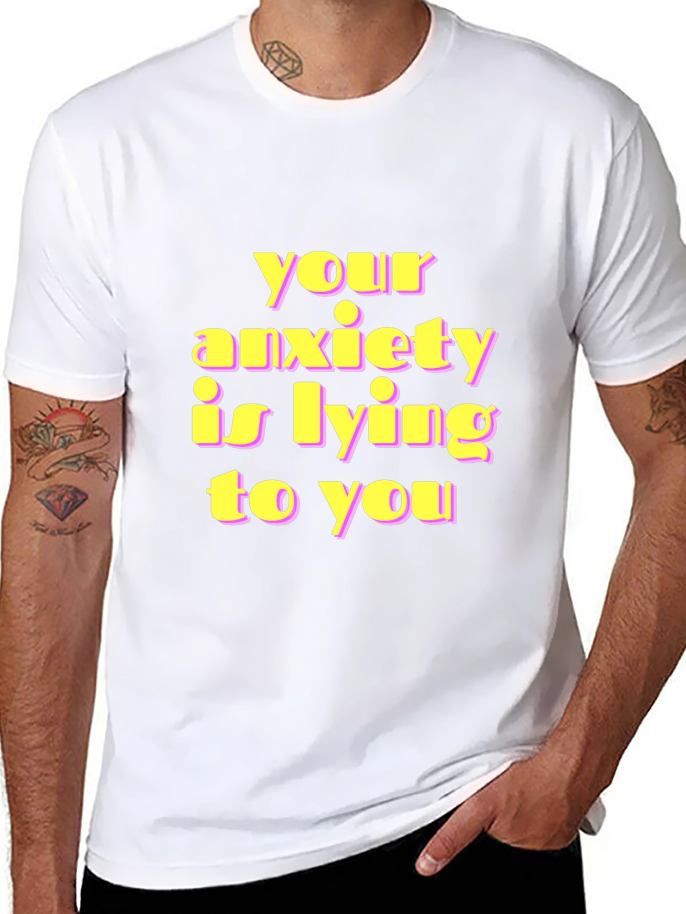 Anxiety Truth T-Shirt - Graphic Print