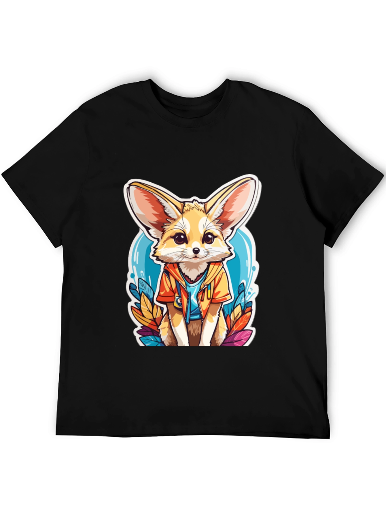 Fennec Fox T-Shirt: Cute Animal Cartoon Tee