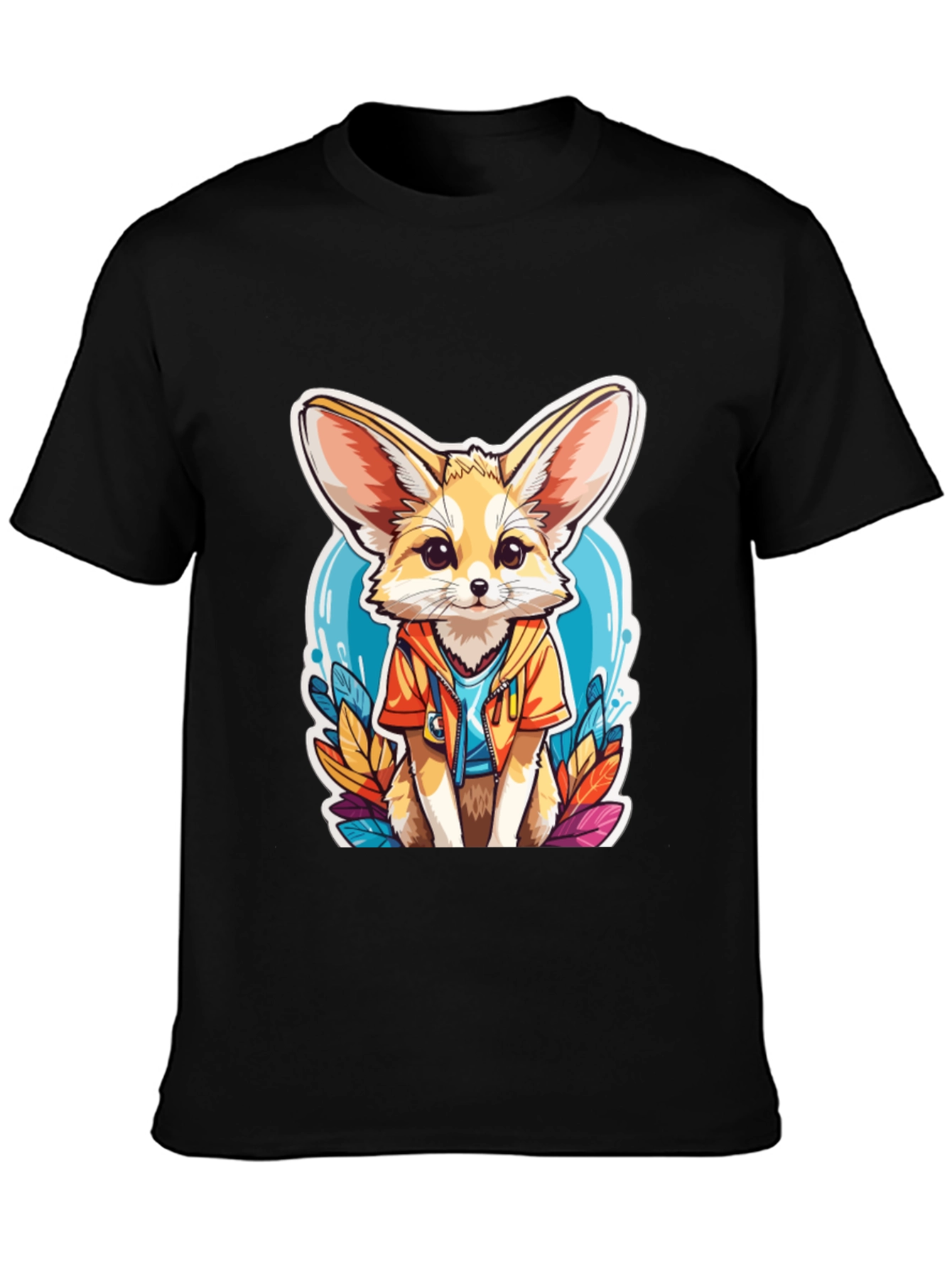 Fennec Fox T-Shirt: Cute Animal Cartoon Tee