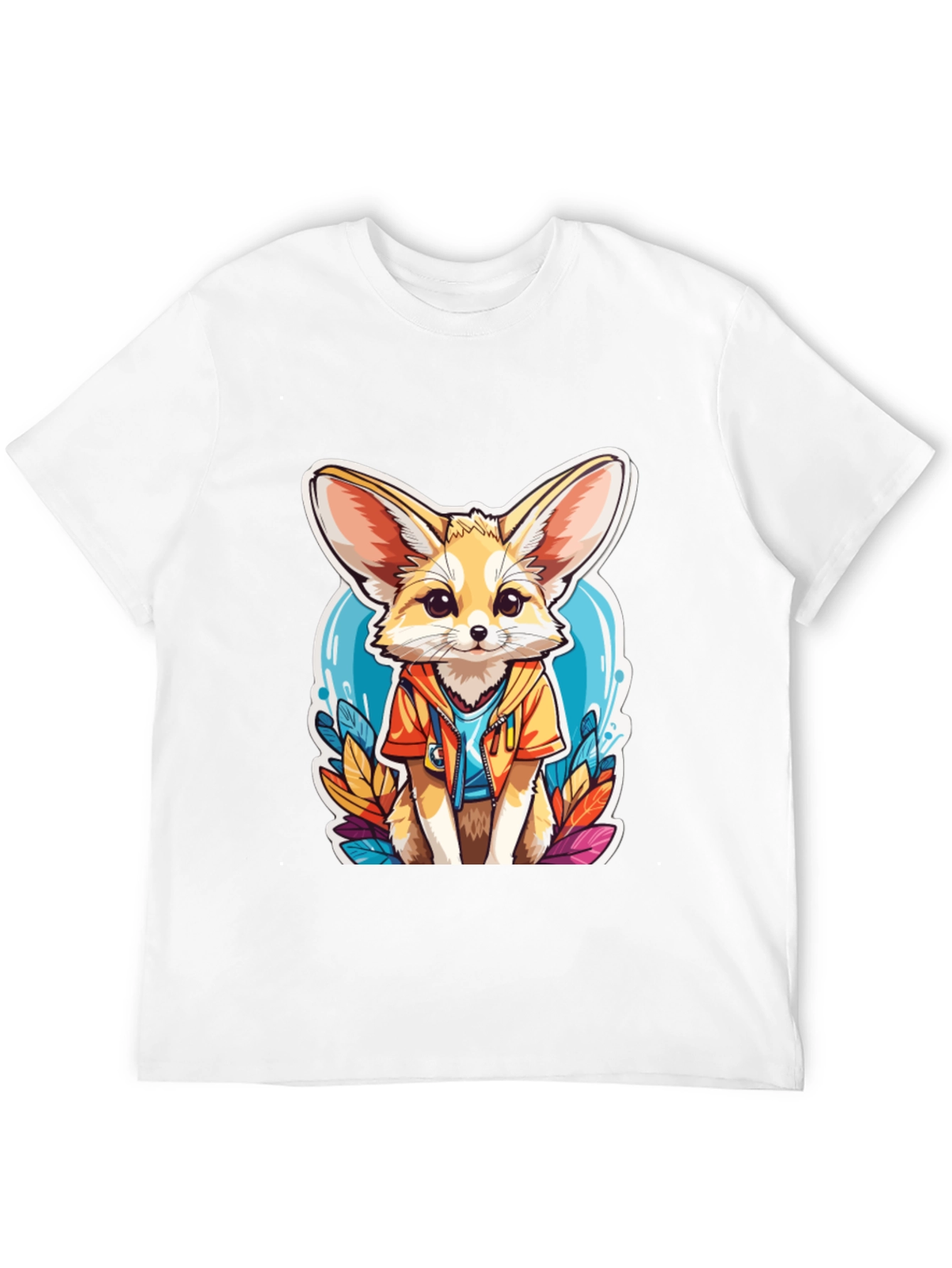 Fennec Fox T-Shirt: Cute Animal Cartoon Tee