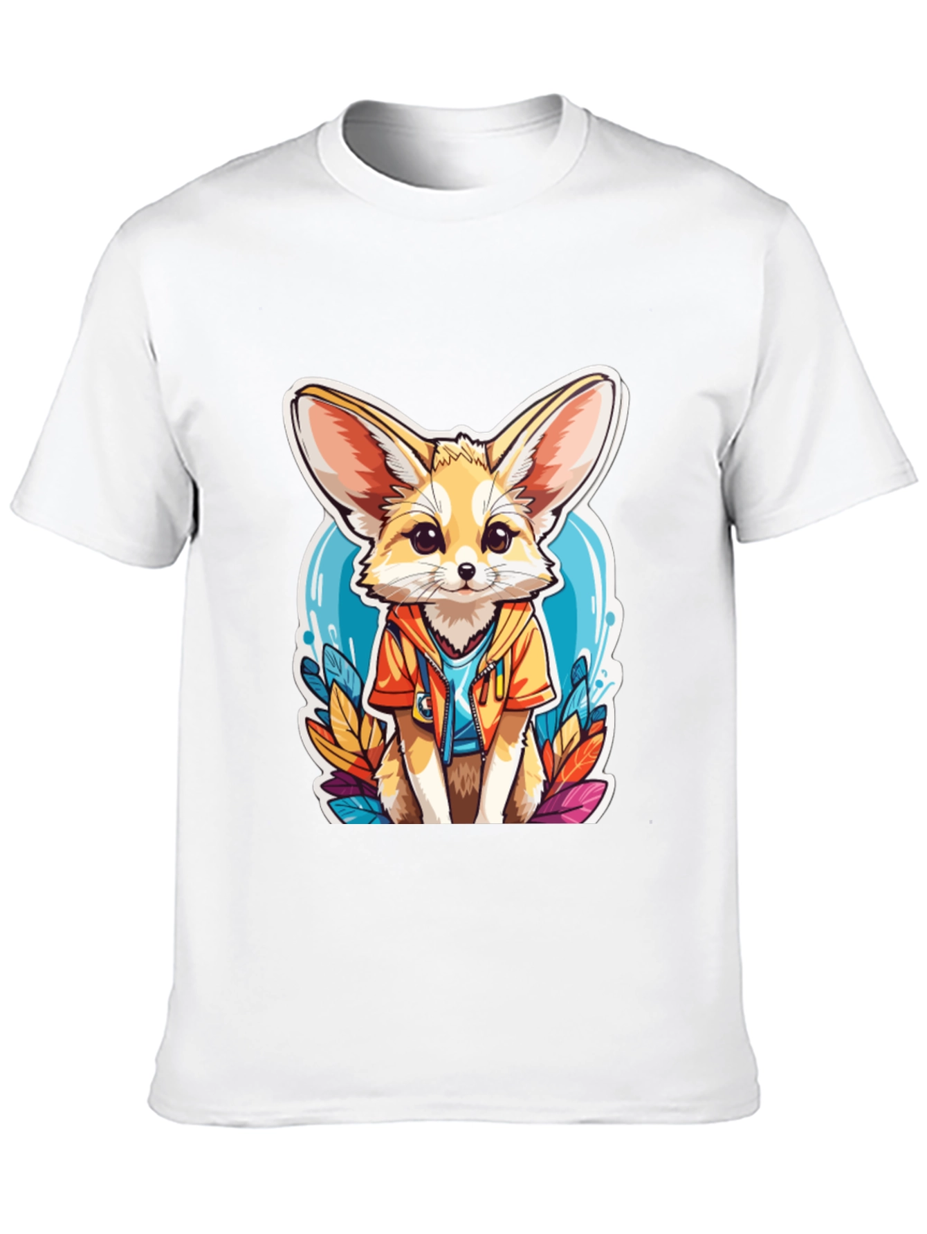 Fennec Fox T-Shirt: Cute Animal Cartoon Tee