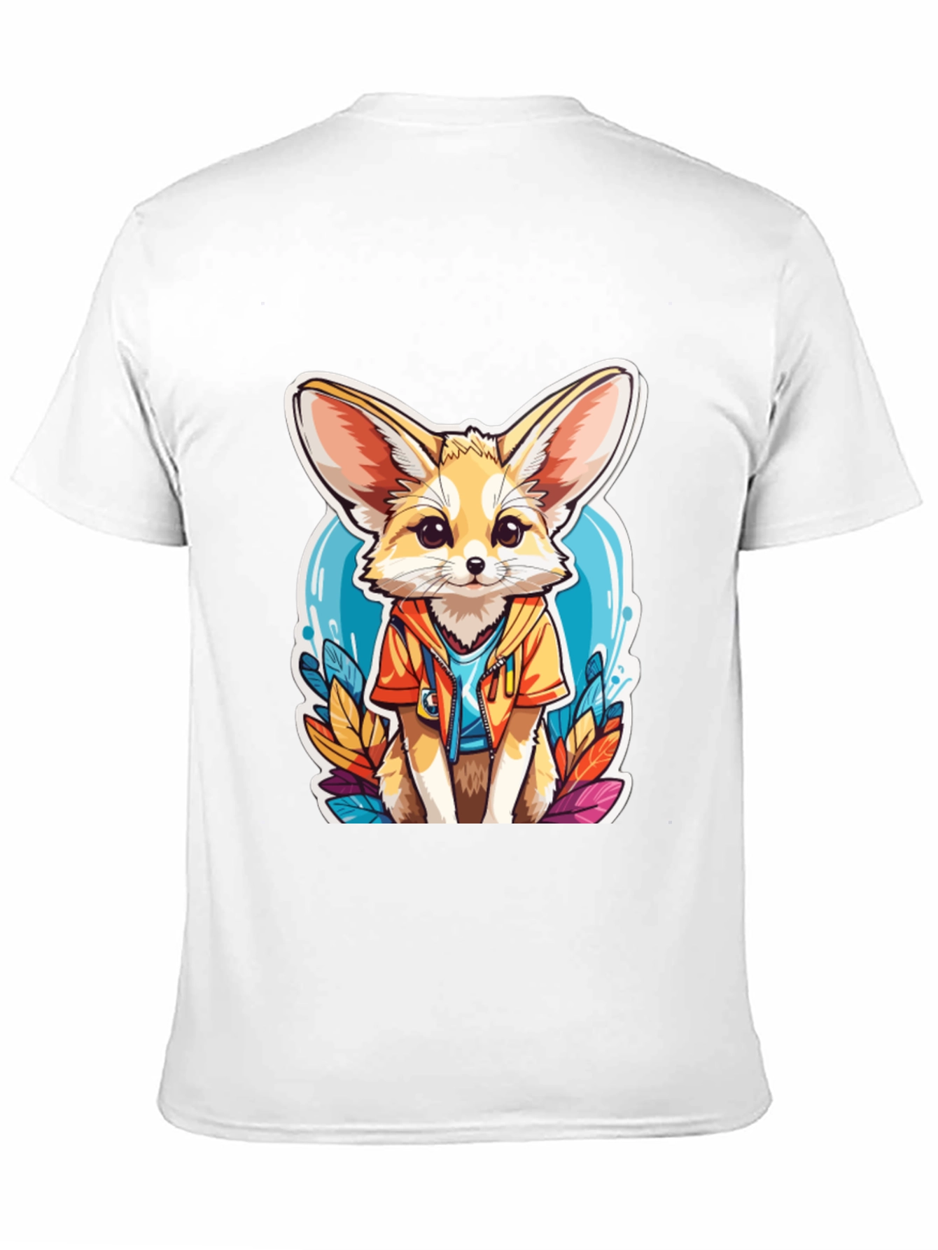 Fennec Fox T-Shirt: Cute Animal Cartoon Tee