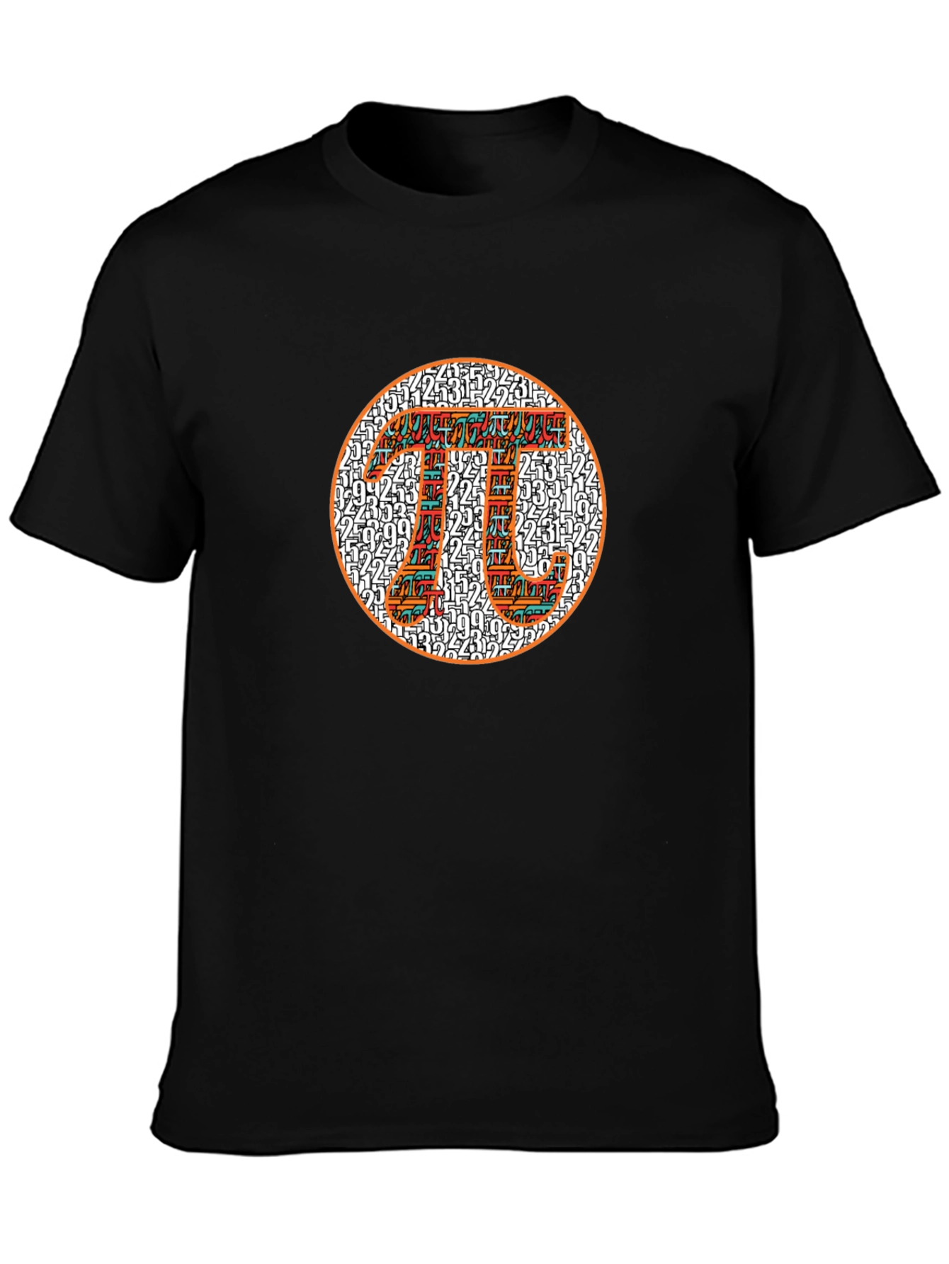 Pi Symbol Black T-Shirt