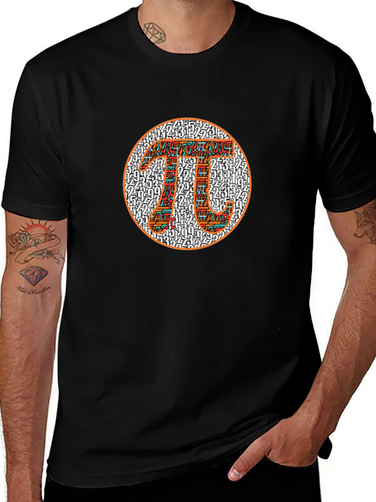 Pi Symbol Black T-Shirt