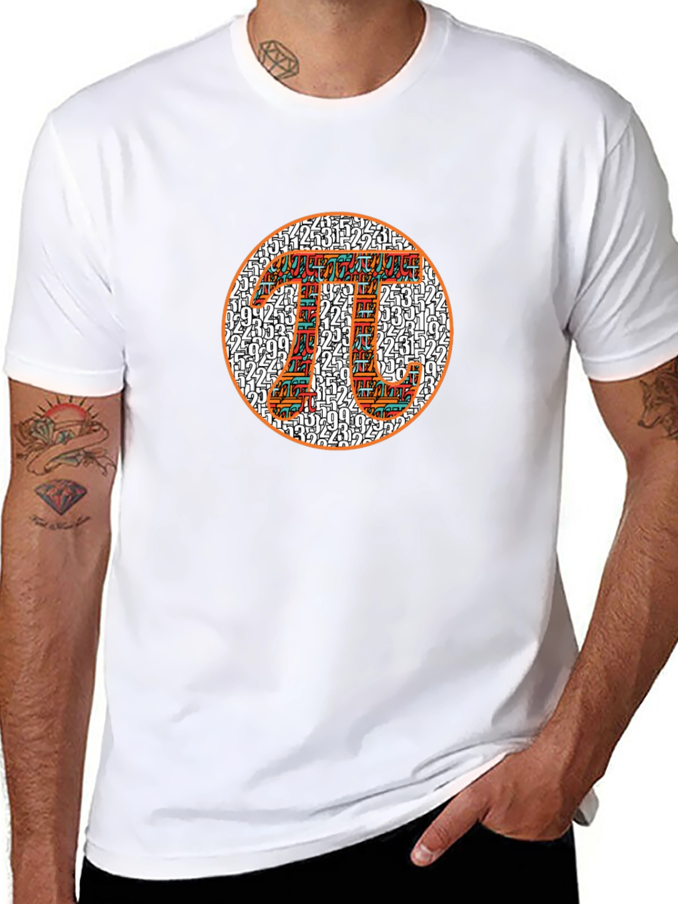 Pi Symbol Black T-Shirt