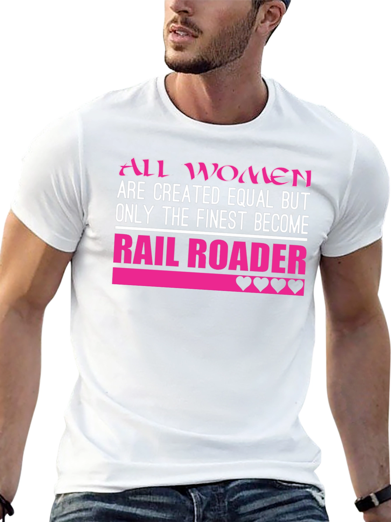 Finest Women Rail Roader Black T-Shirt