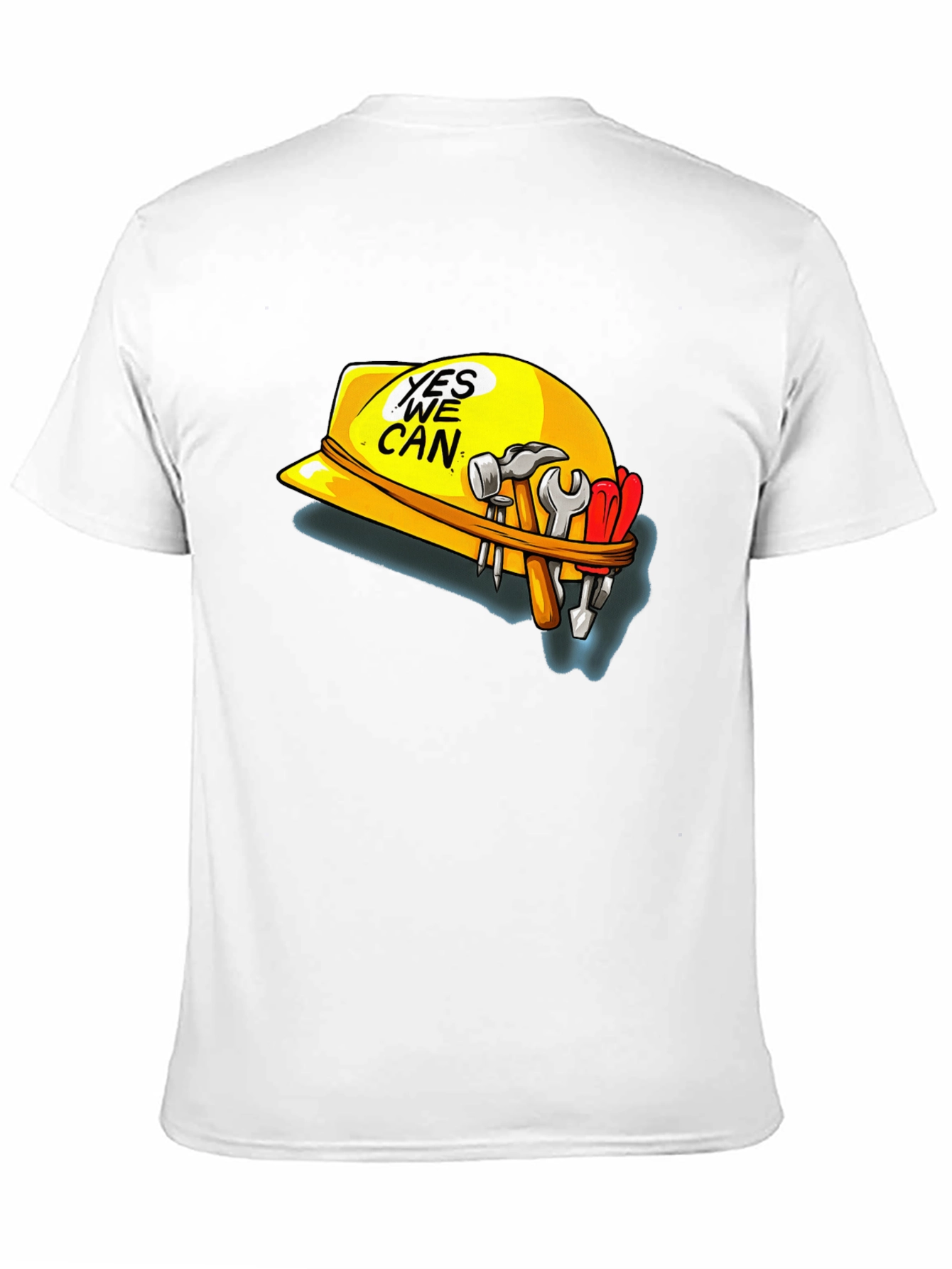 Yes We Can Construction Hard Hat T-Shirt