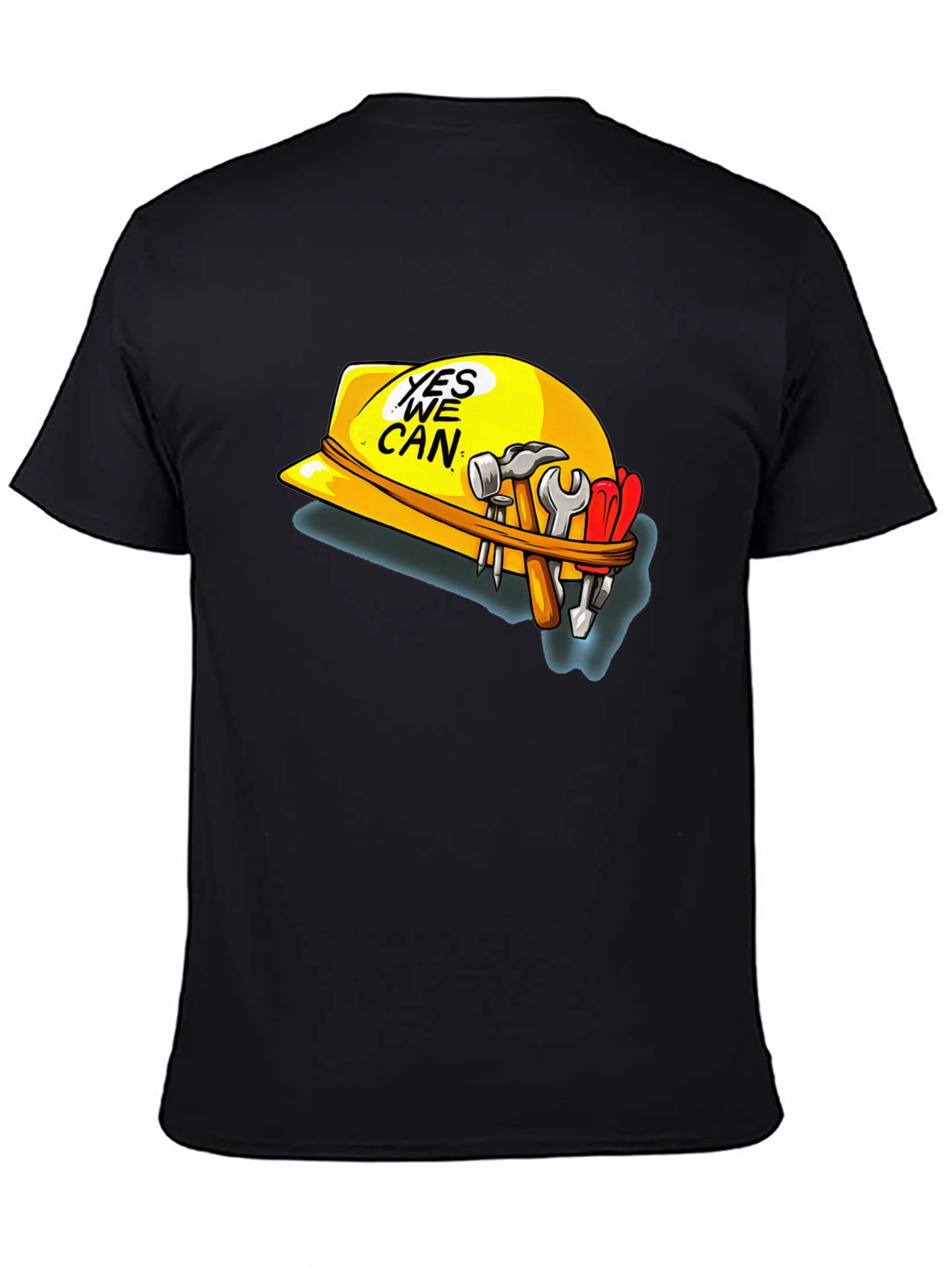 Yes We Can Construction Hard Hat T-Shirt