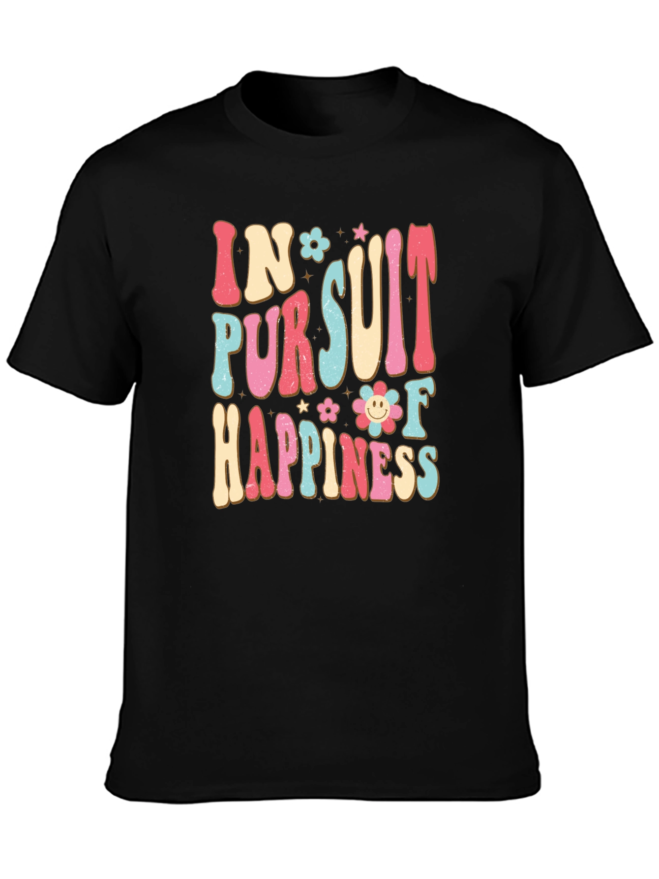 In Pursuit Of Happiness Graphic T-Shirt
