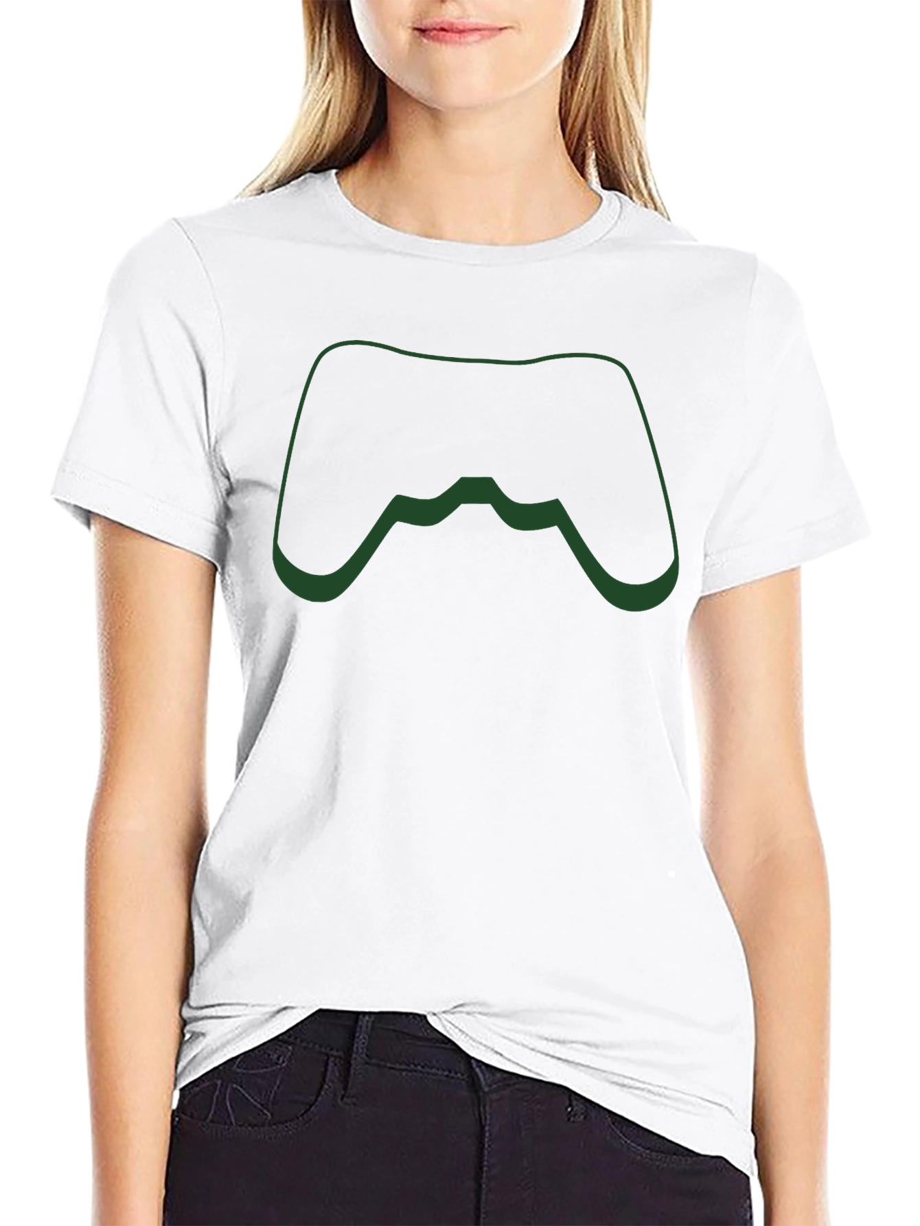 Gamer Controller Graphic Tee - Black Cotton Shirt