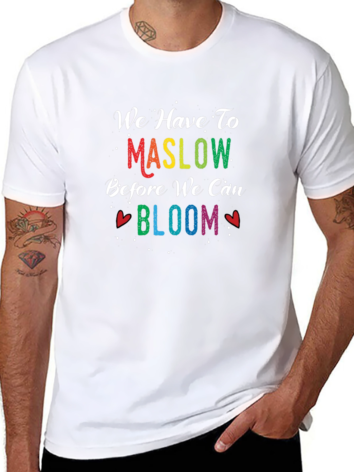 Maslow Bloom T-Shirt - Motivational Tee