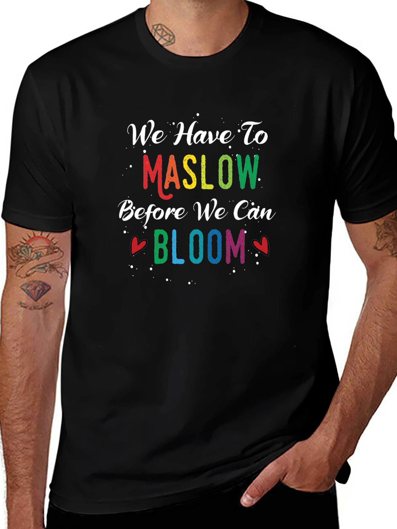 Maslow Bloom T-Shirt - Motivational Tee