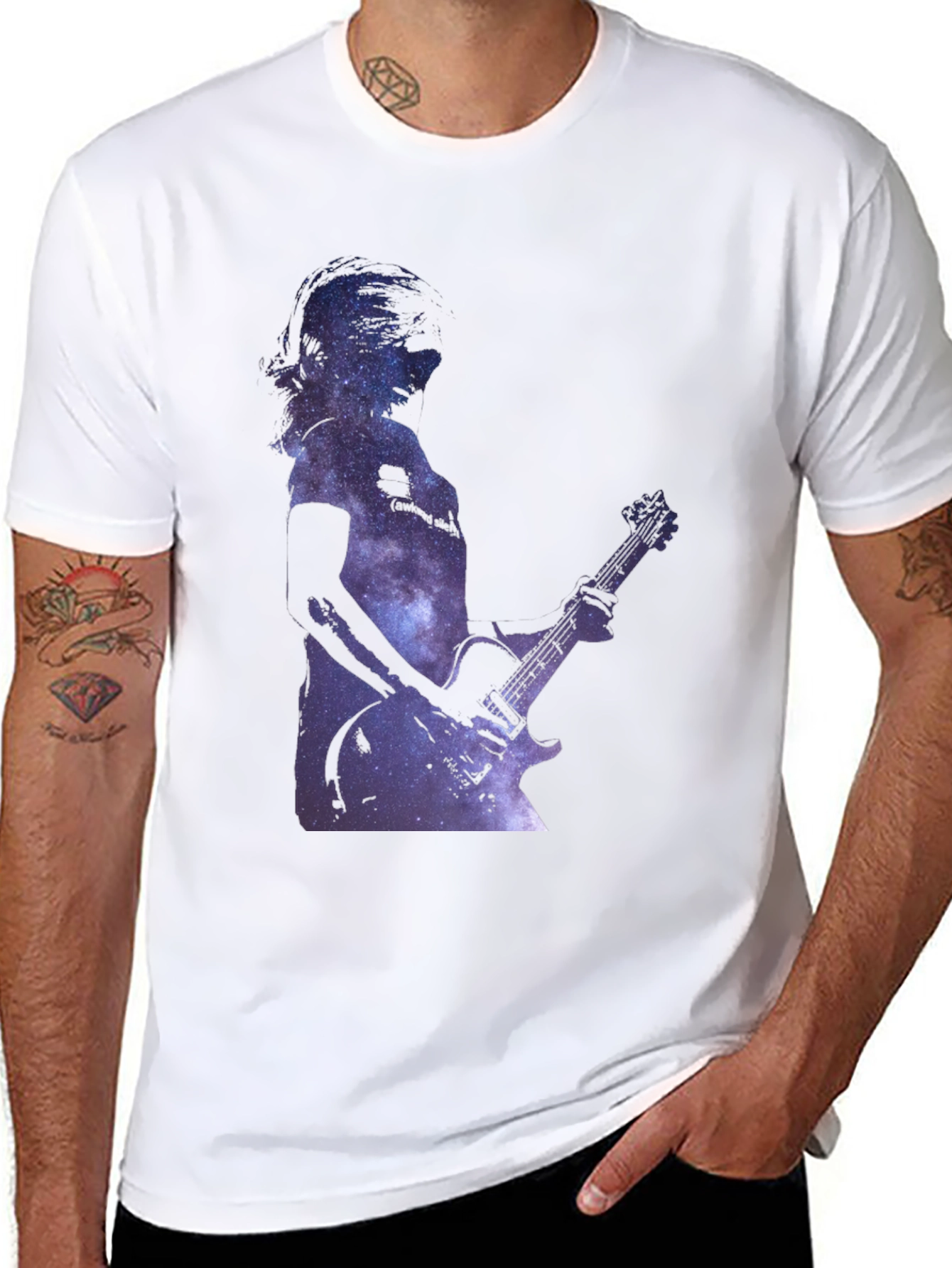 Cosmic Guitarist Graphic Tee