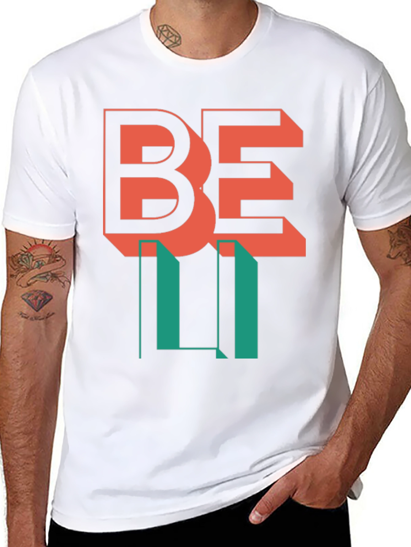 Be Lit Black Graphic T-Shirt