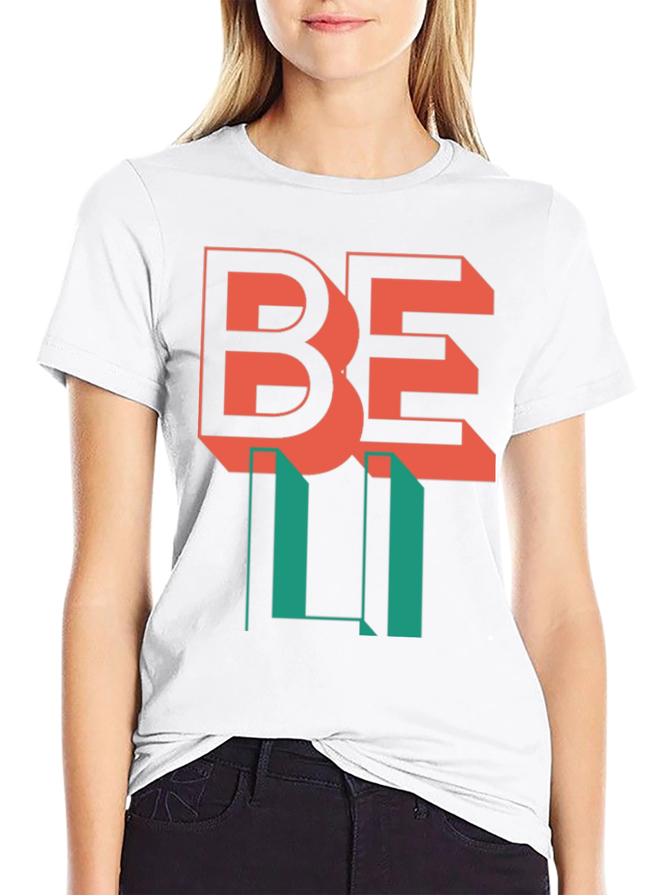 Be Lit Black Graphic T-Shirt