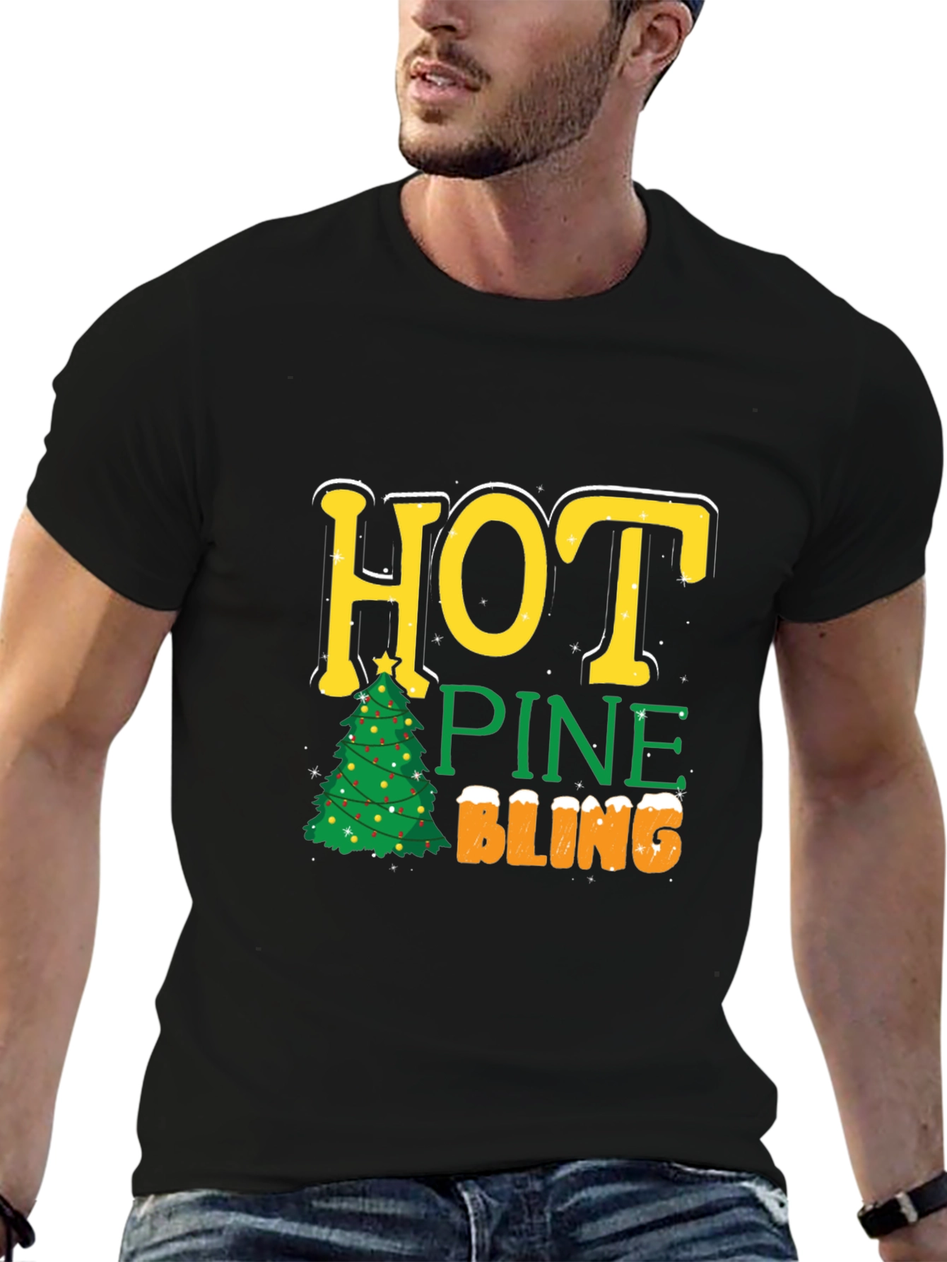 Hot Pine Bling Christmas T-Shirt