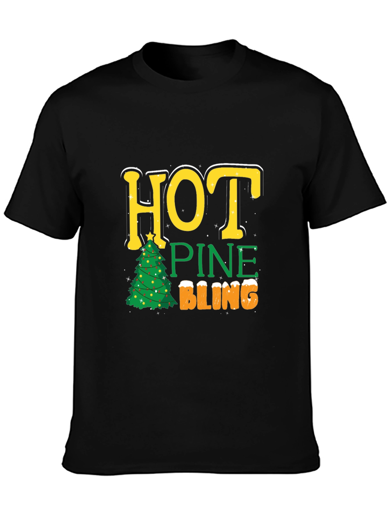 Hot Pine Bling Christmas T-Shirt