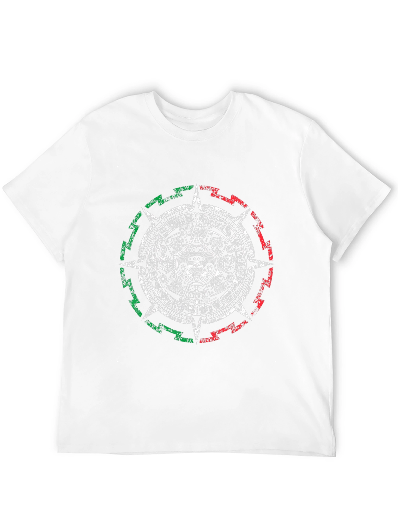 Aztec Calendar Graphic Tee - Black