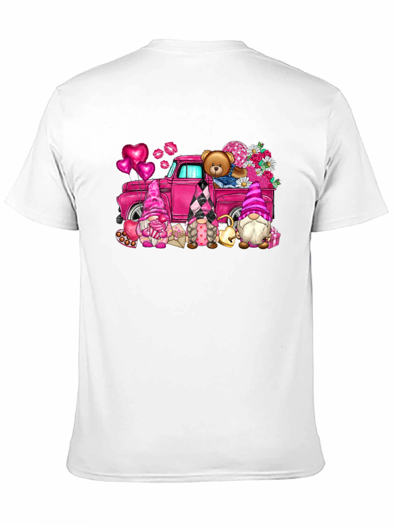 Valentines Day Gnomes Truck T-Shirt
