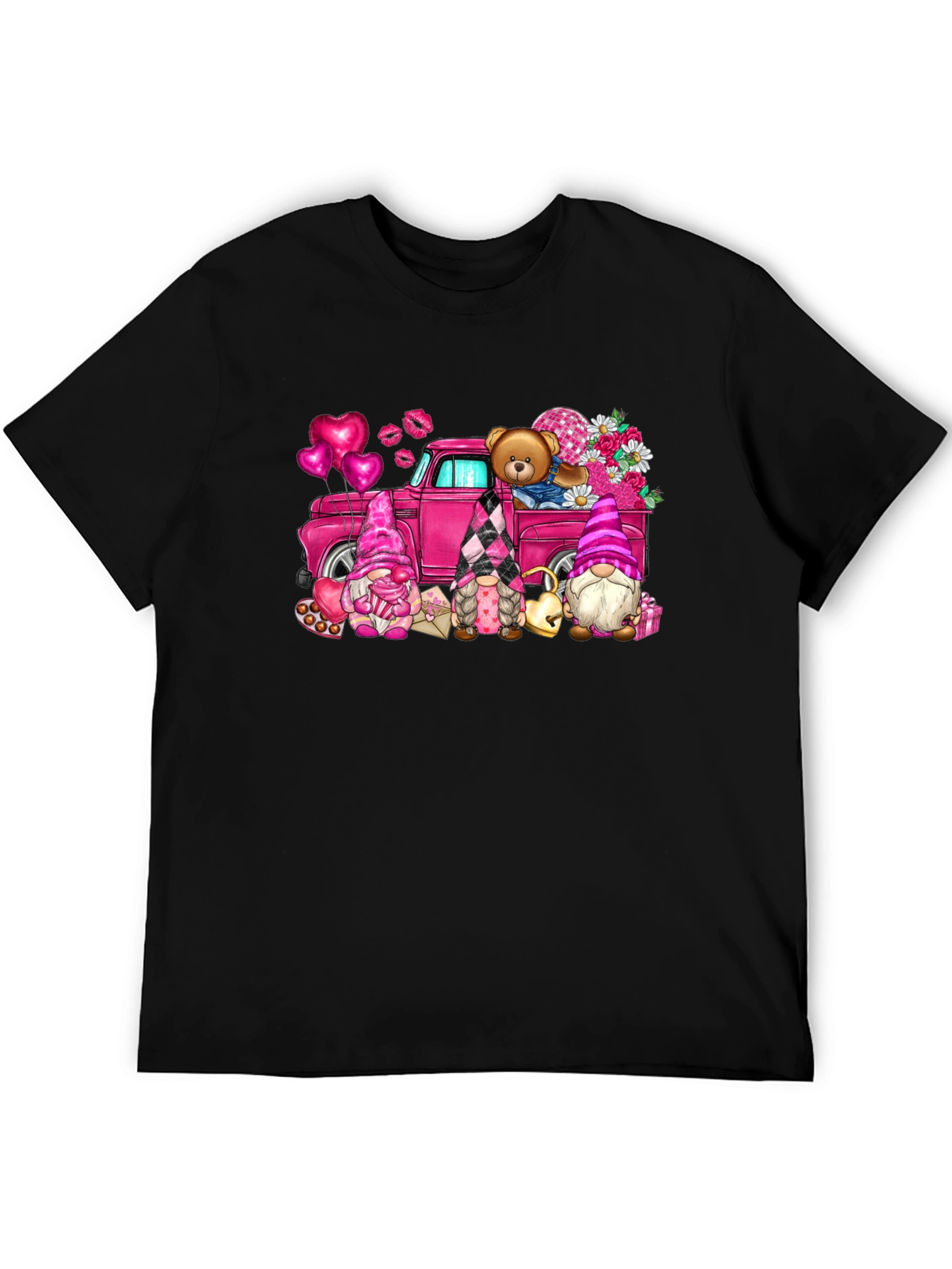 Valentines Day Gnomes Truck T-Shirt