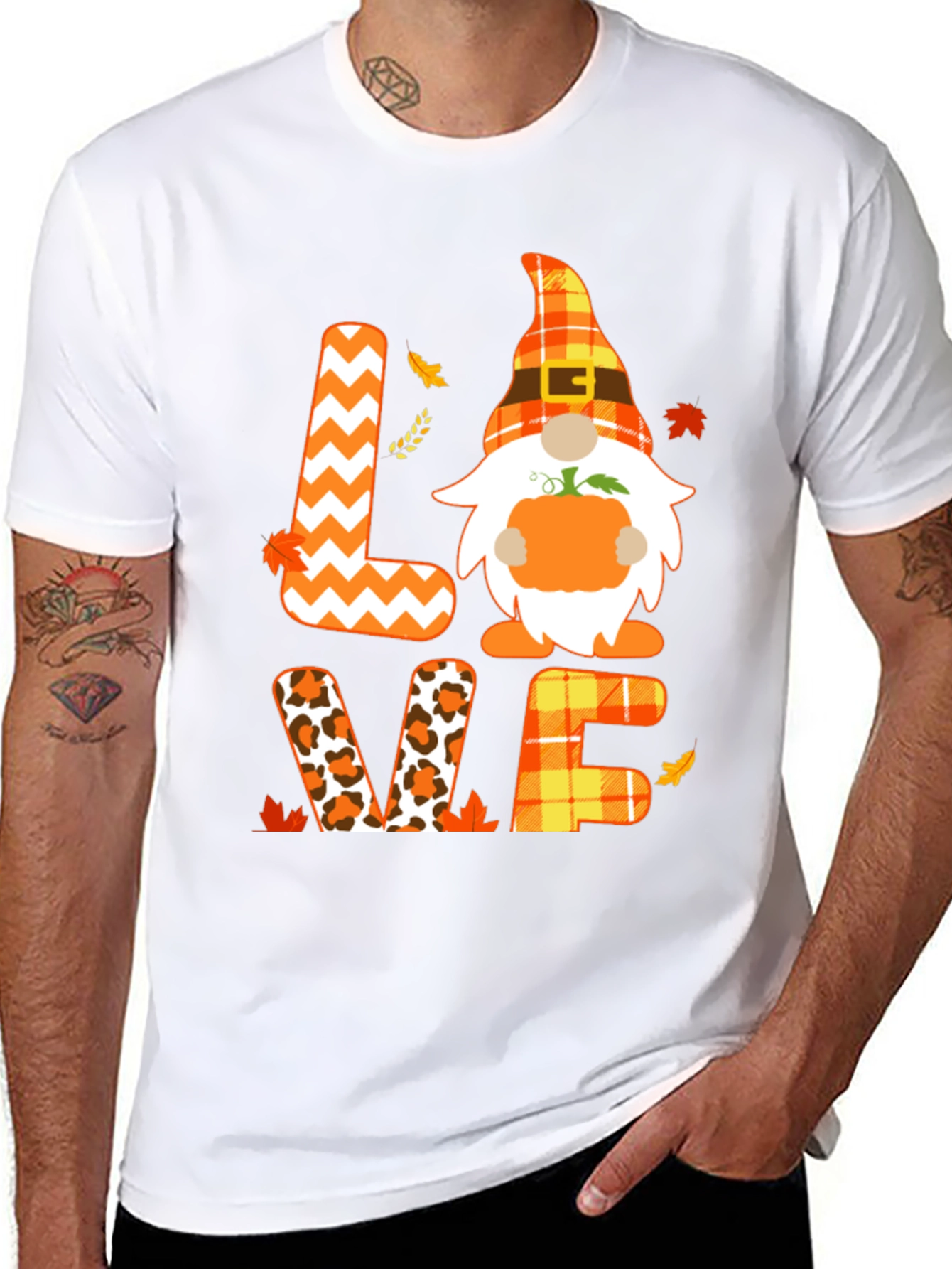 Fall Gnome Love T-Shirt