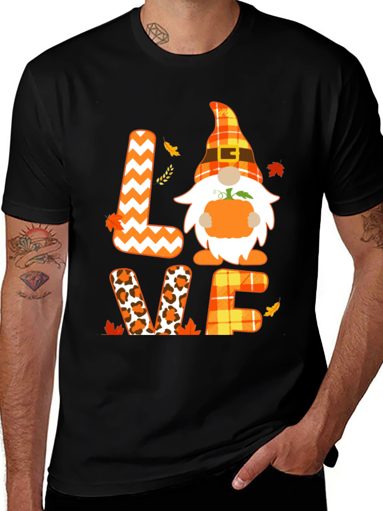Fall Gnome Love T-Shirt